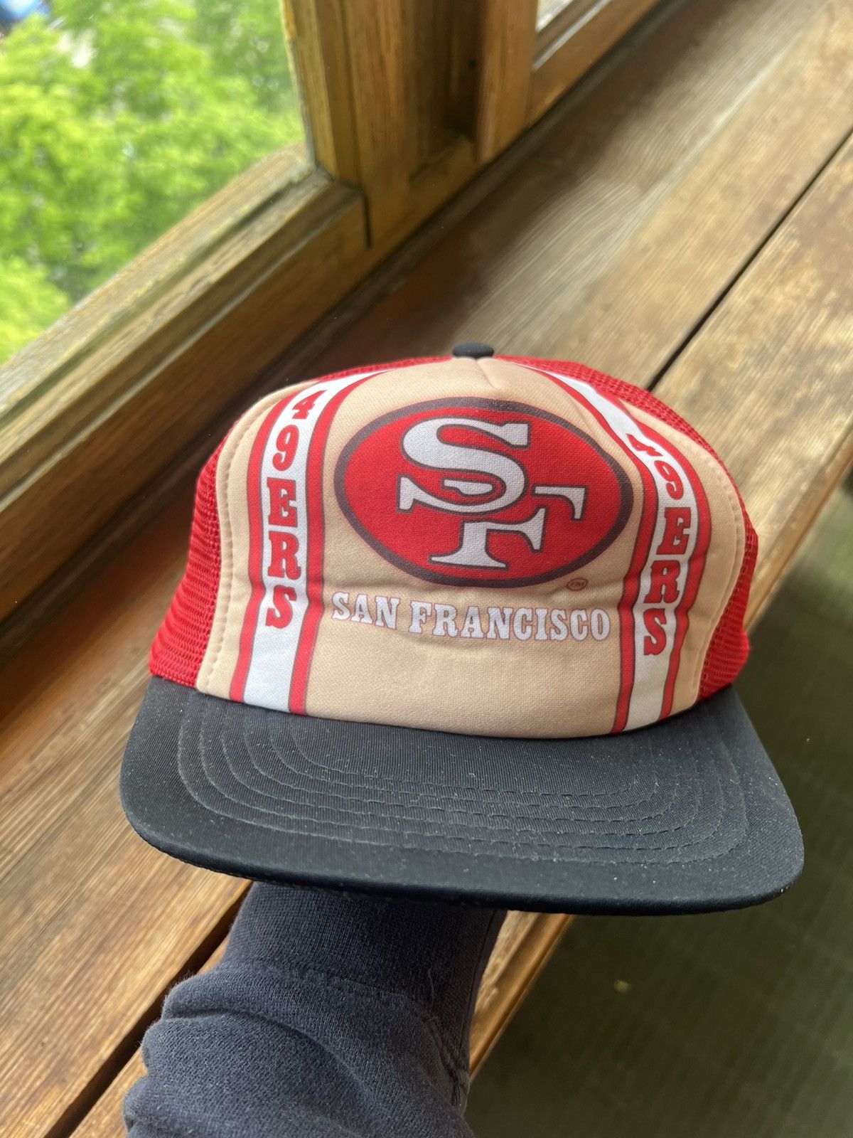NFL VINTAGE 80s HAT SAN FRANCISCO 49ERS APEX ONE SNAPBACK CAP Size ONE SIZE - 3 Thumbnail
