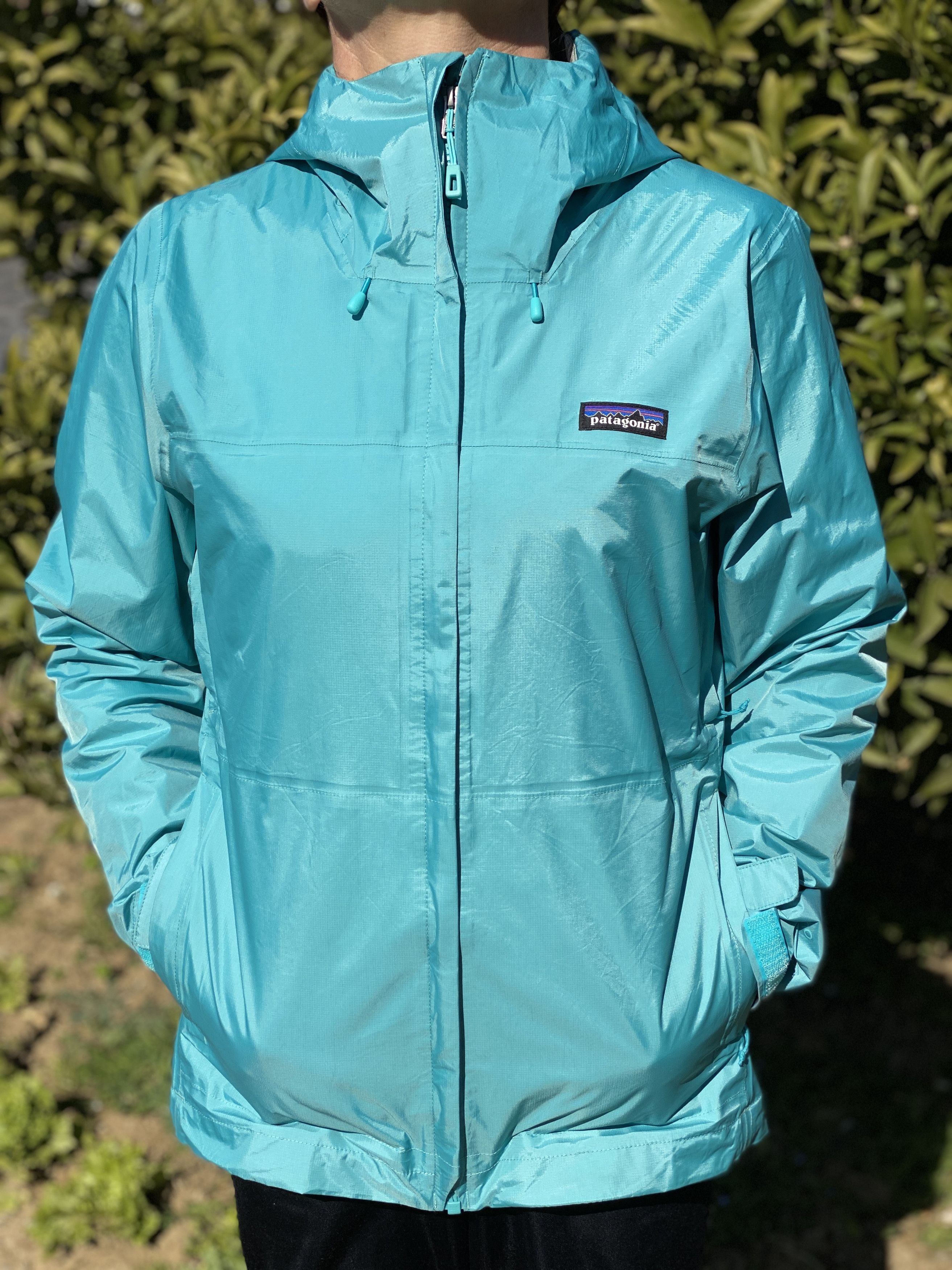 image of H2No Patagonia Weatherproof Activewear Bomber Slim Size M in Sky Blue, Women's