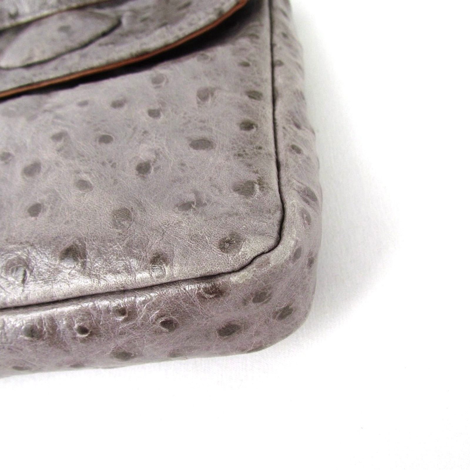 Hobo Hobo International Ostrich Grey Crossbody Mini Bag Size ONE SIZE - 7 Thumbnail