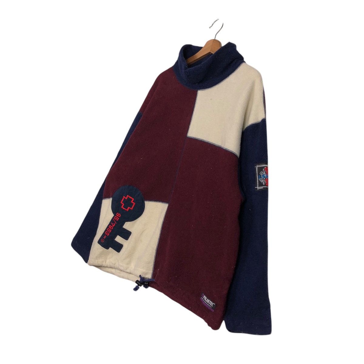 Descente × Japanese Brand × Vintage 📌Vintage Half Zipper Anorak Jacket Fleece Descente Polartec Size US M / EU 48-50 / 2 - 3 Thumbnail