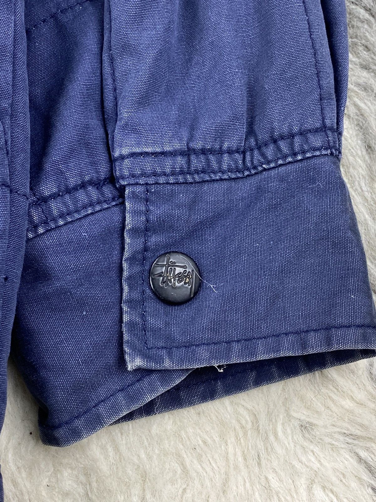 Stussy Vintage Rare STUSSY Checked Stitch Quilted Jacket Size US XL / EU 56 / 4 - 22 Thumbnail