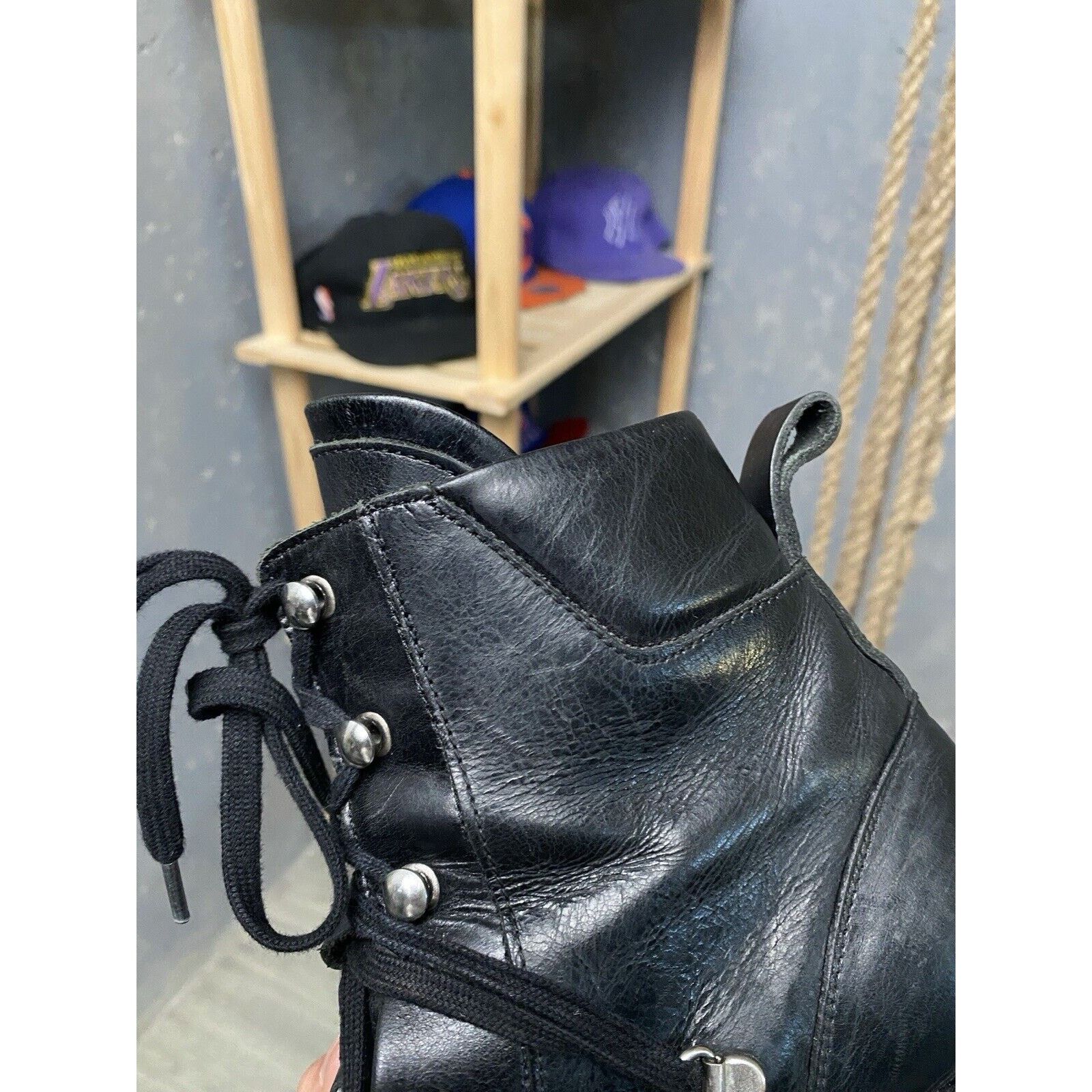 Allsaints AllSaints Franka Leather combat biker Y2K Boots Size US 8 Size US 8 / IT 38 - 12 Thumbnail