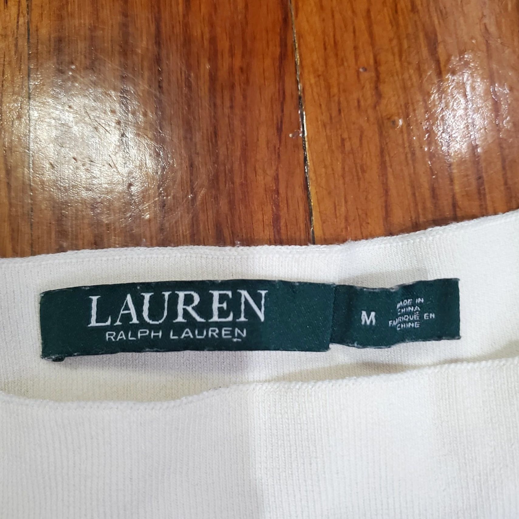 Ralph Lauren Lauren Ralph Lauren Sweater Dress Womens Medium White Sleeveless Tunic Size M / US 6-8 / IT 42-44 - 4 Thumbnail