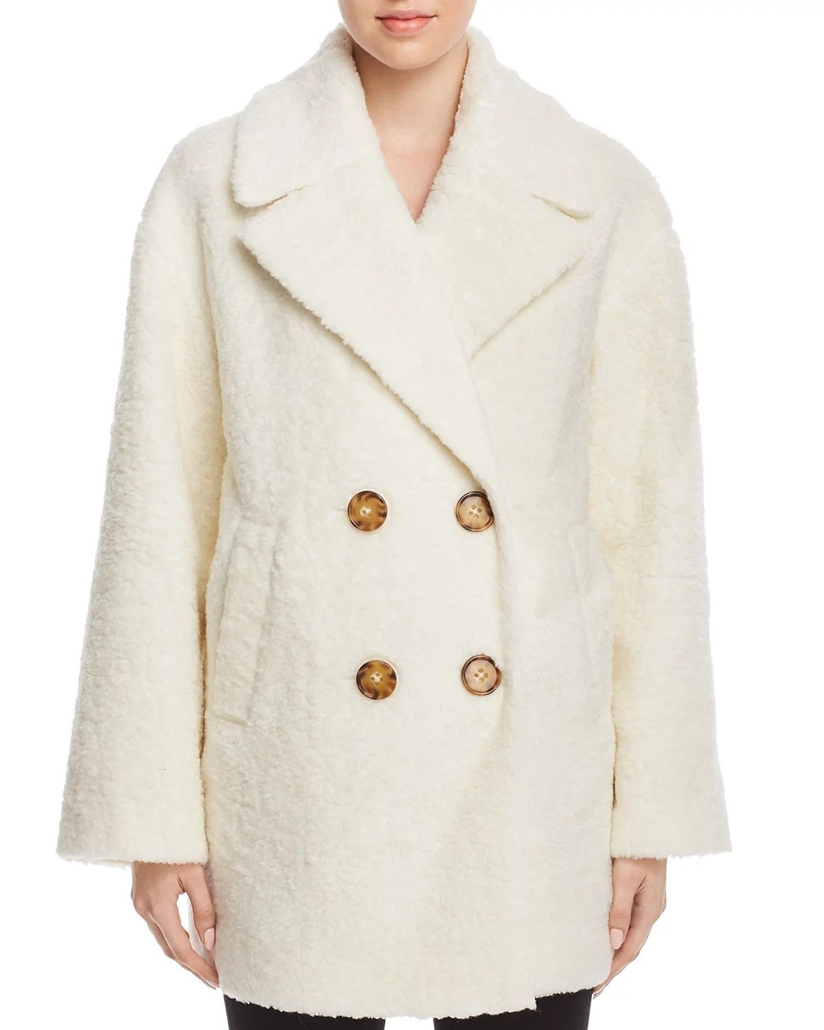 Kate Spade Kate Spade Jacket Teddy Faux Fur Coat Cream M Size M / US 6-8 / IT 42-44 - 2 Thumbnail