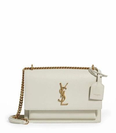 Saint Laurent Paris o1b1hav110724 Size: OS / Sunset Top Handle Bag in Soft Cream Size ONE SIZE - 1 Thumbnail