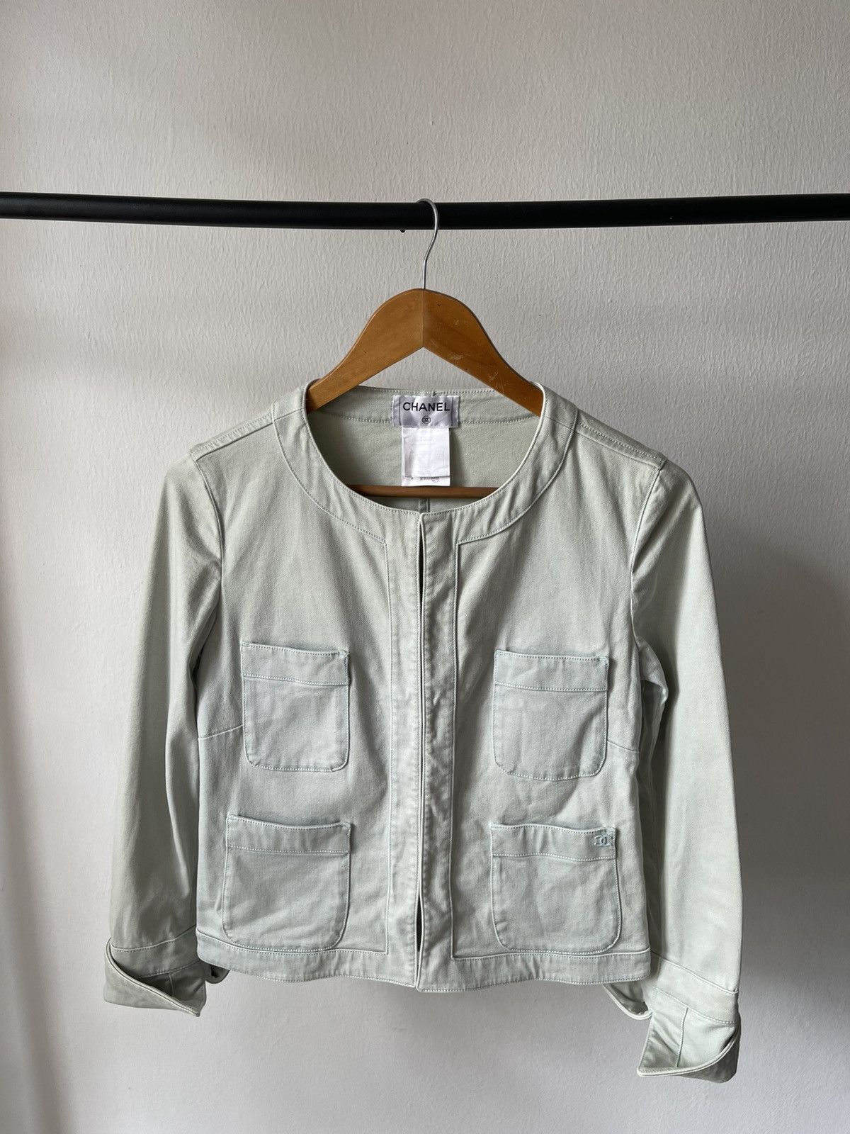 Chanel Vintage Chanel Jeans Jacket With Coco Logo 11 Size S / US 4 / IT 40 - 11 Thumbnail