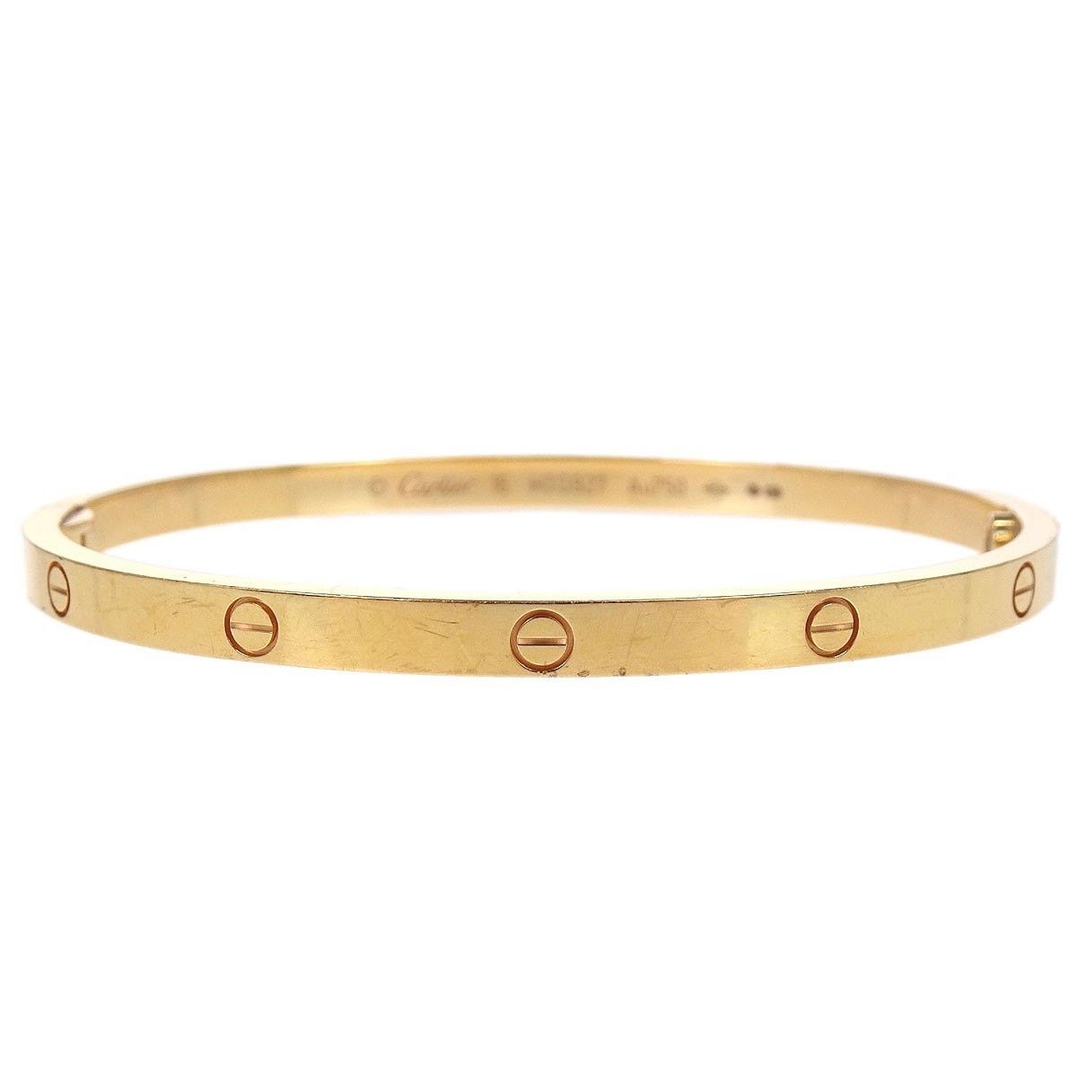 Cartier Cartier Rose Gold Love 18k Rose Bracelet Gold Size ONE SIZE - 1 Thumbnail