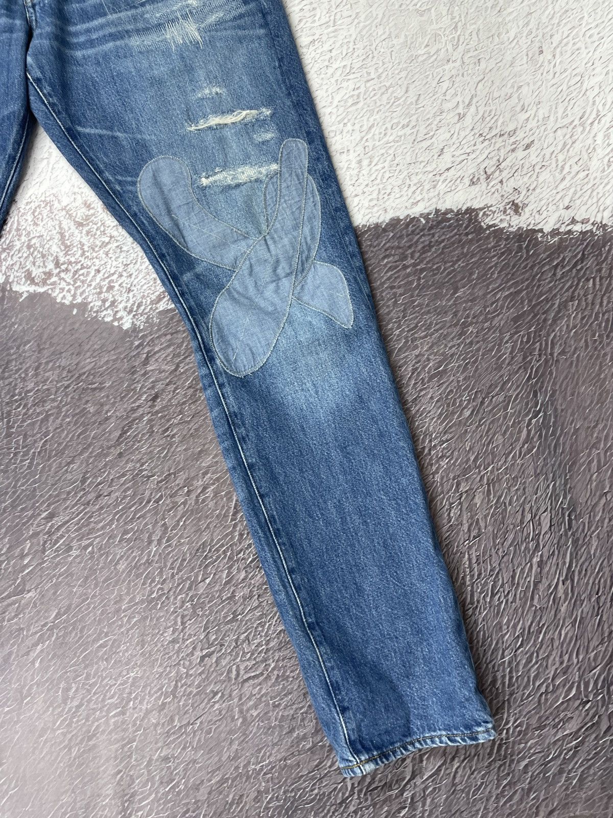 G-Star G-Star Raw Straight Tapered distressed denim jeans pants Size US 32 / EU 48 - 5 Thumbnail