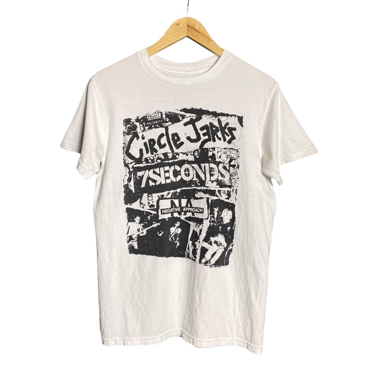 Band Tees × Vintage Vintage Circle Jerks / 7 Seconds Trust Records Tour Punk Tee Size US S / EU 44-46 / 1 - 1 Thumbnail