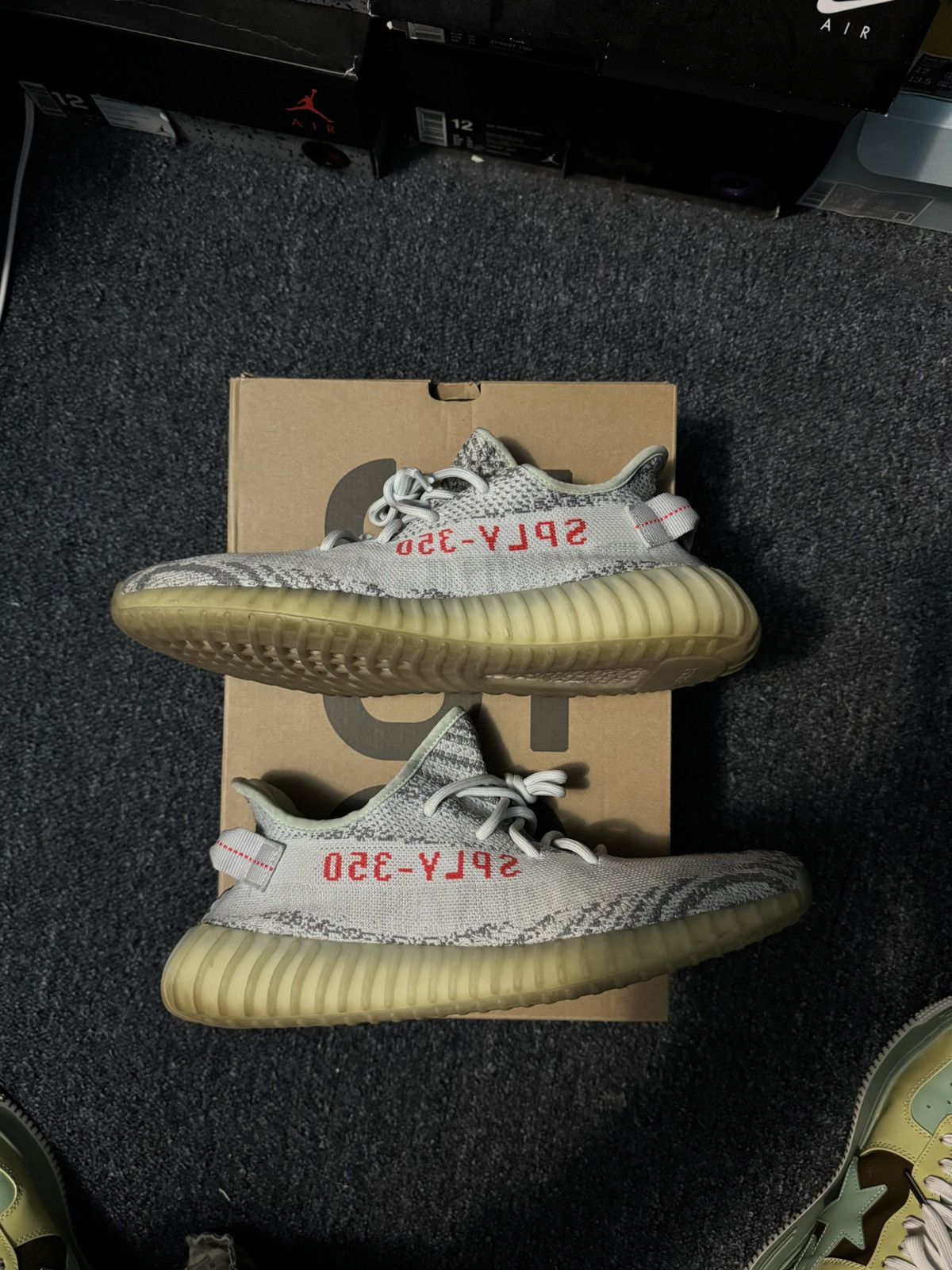 adidas gazelle silver green womens ADIDAS YEEZY BOOST 350 V2 BLUE TINT B37571 SIZE 8  Original Grail