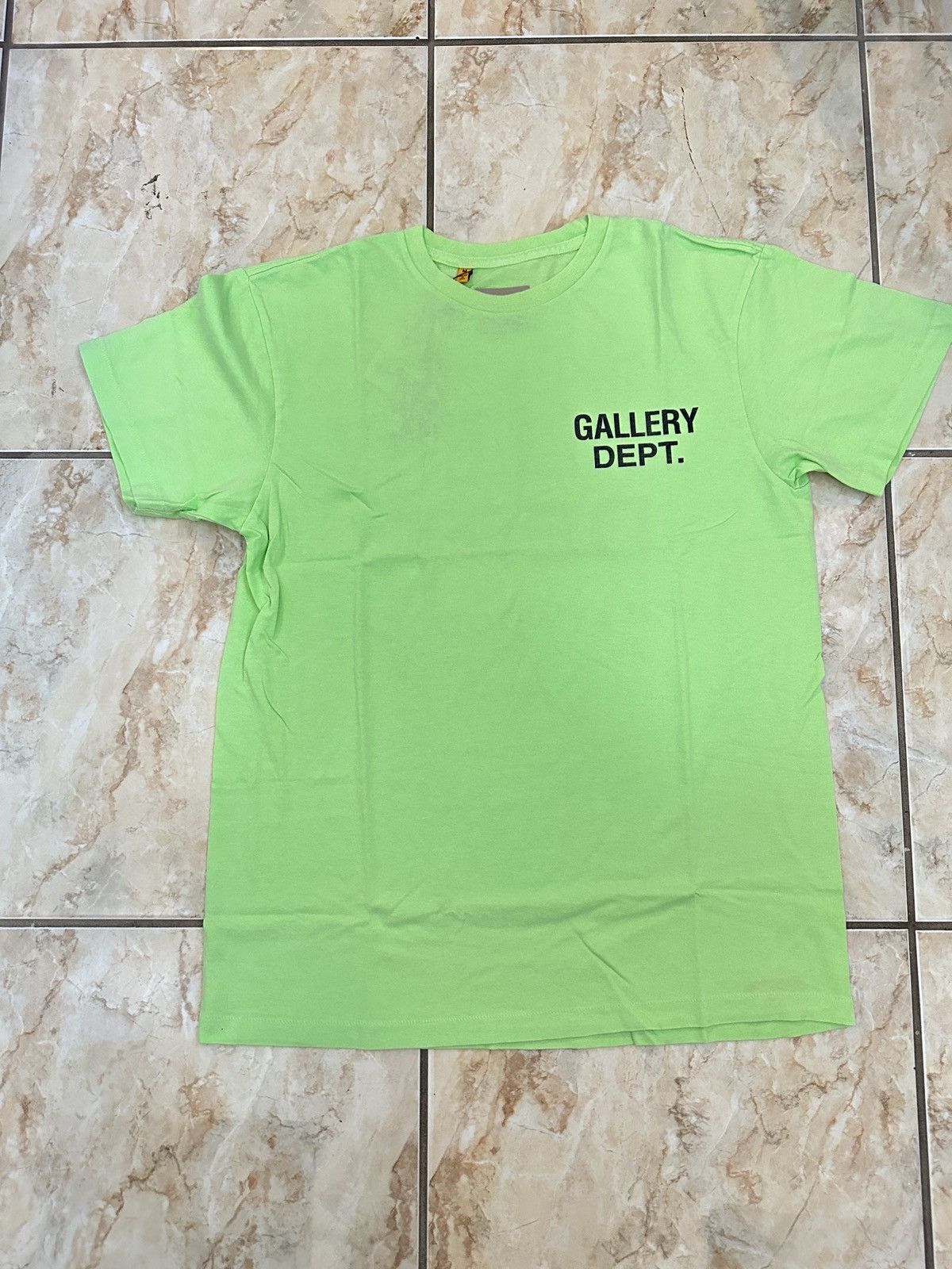 Gallery Dept. Gallery Dept. Vintage Souvenir Logo “ Lime Green “ Size US M / EU 48-50 / 2 - 1 Thumbnail