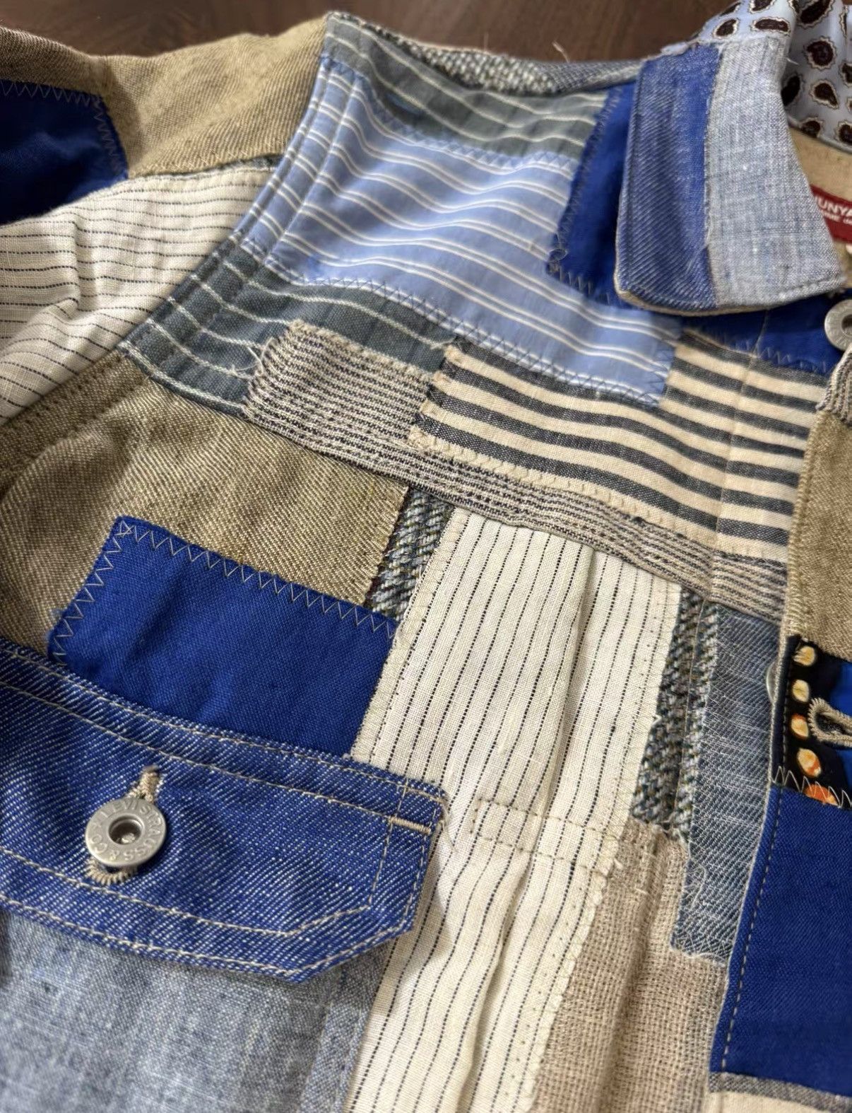 Junya Watanabe Junya Watanabe x Levi's Patchwork Jacket J34 Size US S / EU 44-46 / 1 - 4 Thumbnail