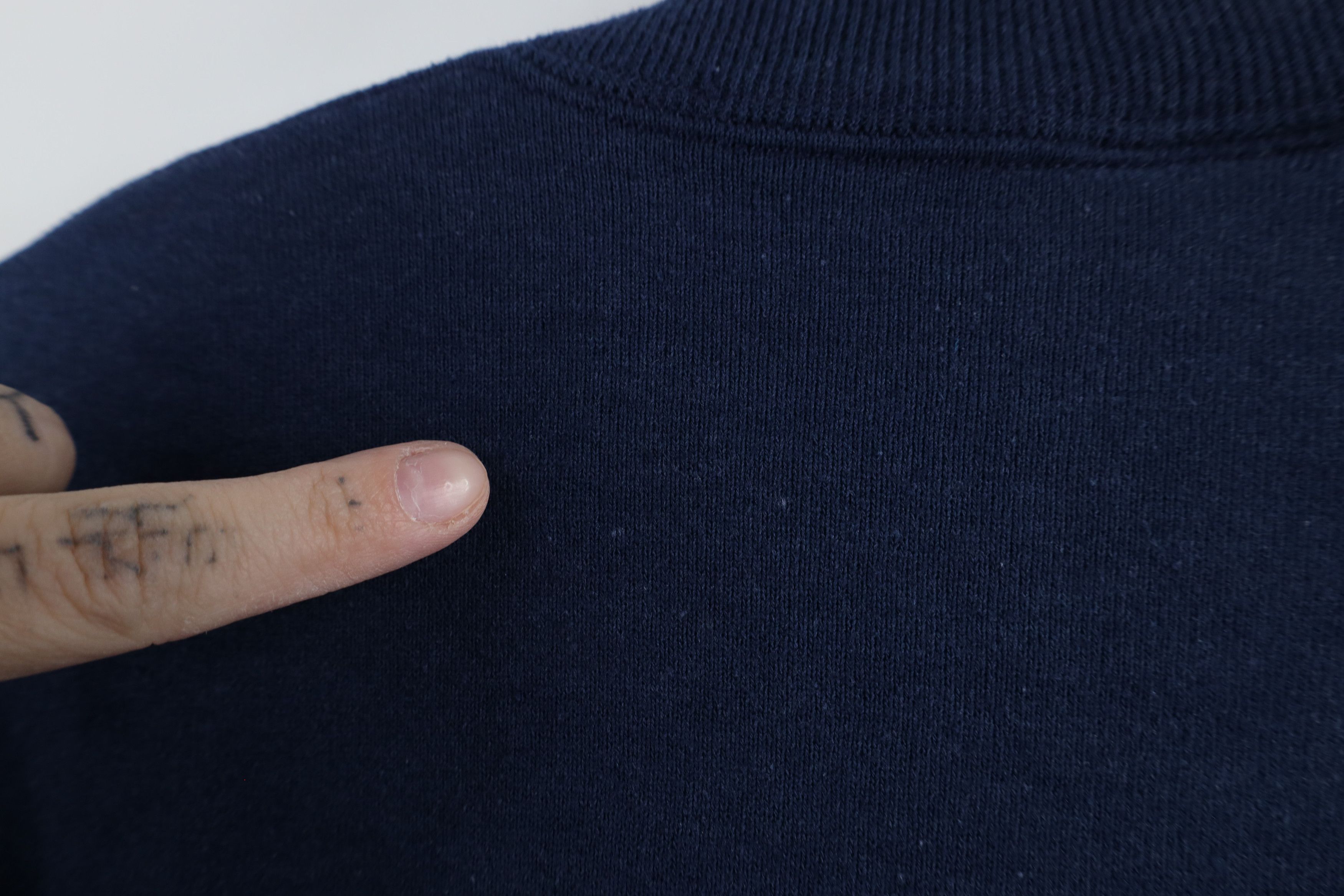 Russell Athletic × Vintage Vintage 90s Russell Athletic Blank Sweatshirt Blue USA Size M / US 6-8 / IT 42-44 - 9 Thumbnail