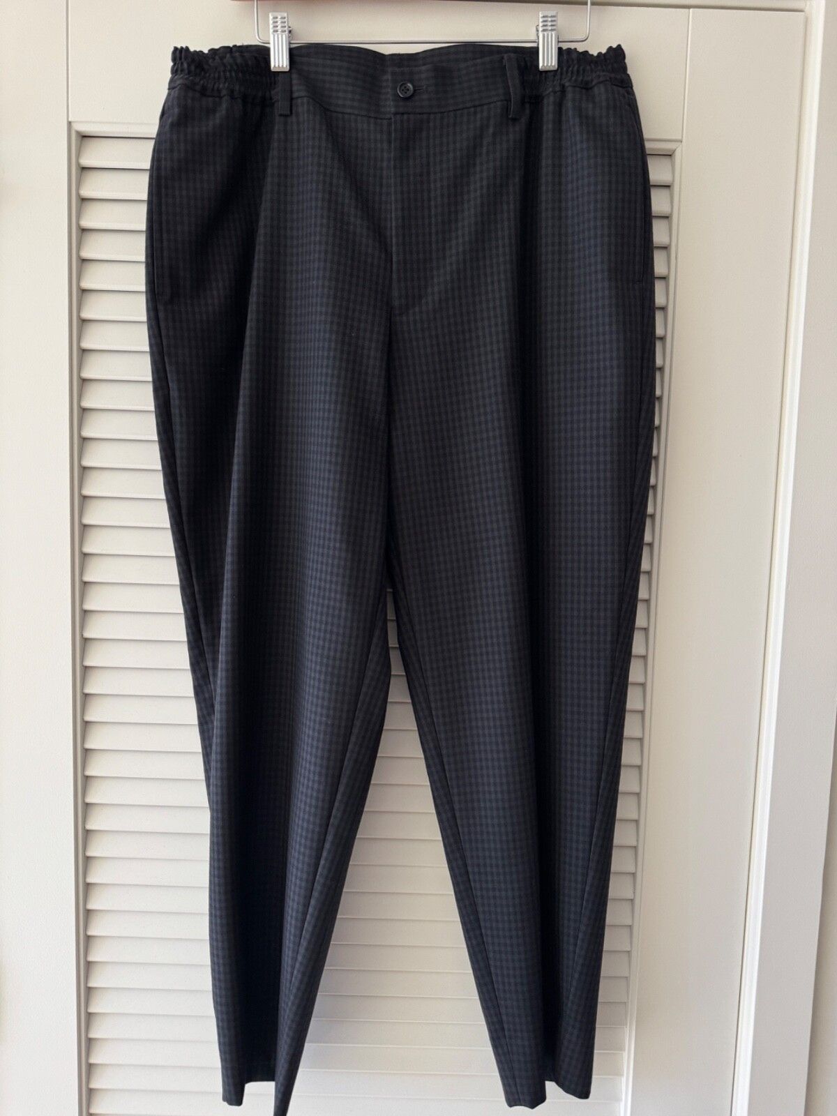 Comme des Garcons Homme Deux COMME DES GARÇONS HOMME DEUX Navy/Gray Trousers L Size US 36 / EU 52 - 3 Thumbnail