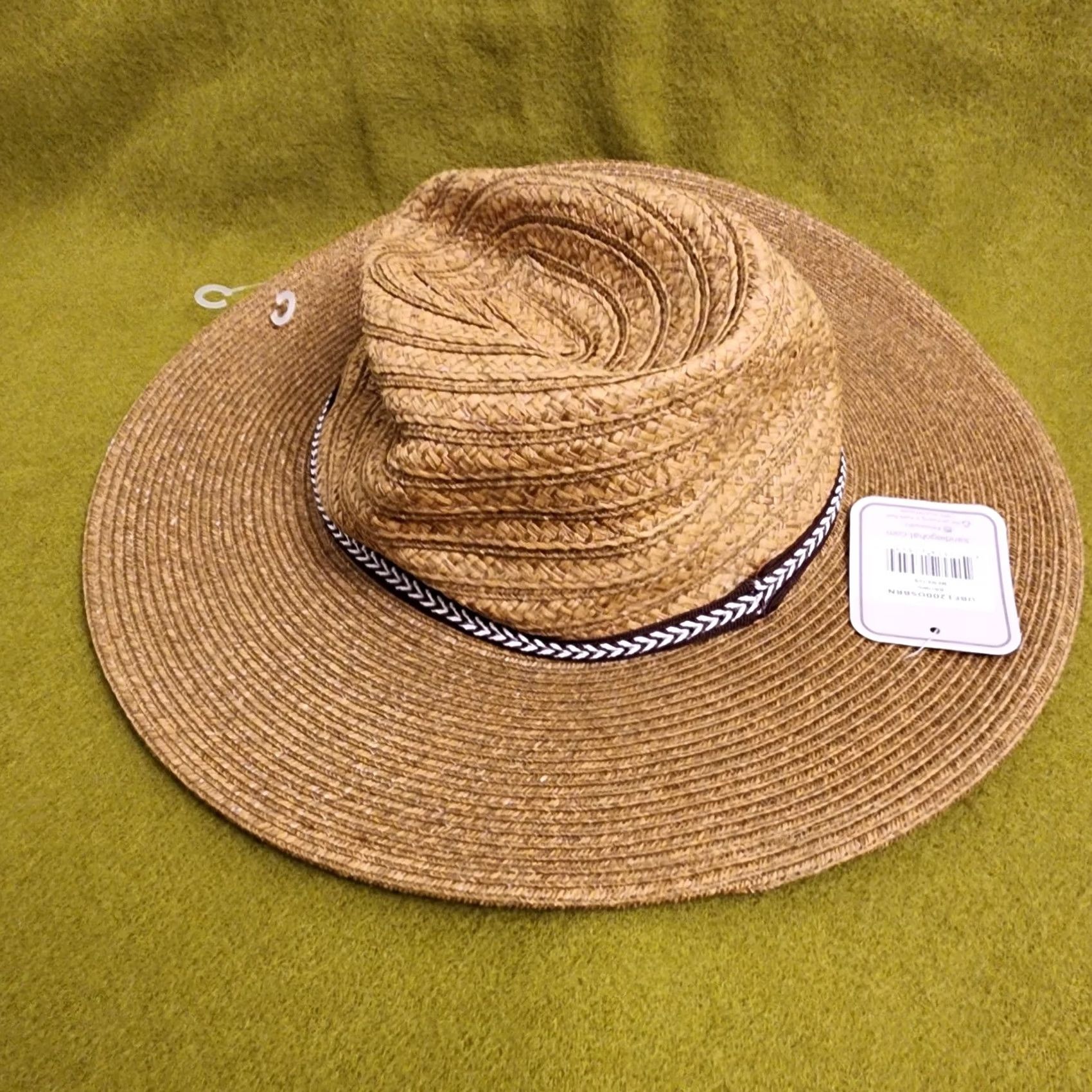 Vintage San Diego Hat Company Mens O/S Brown Woven Sun Beach NEW Size ONE SIZE - 5 Thumbnail