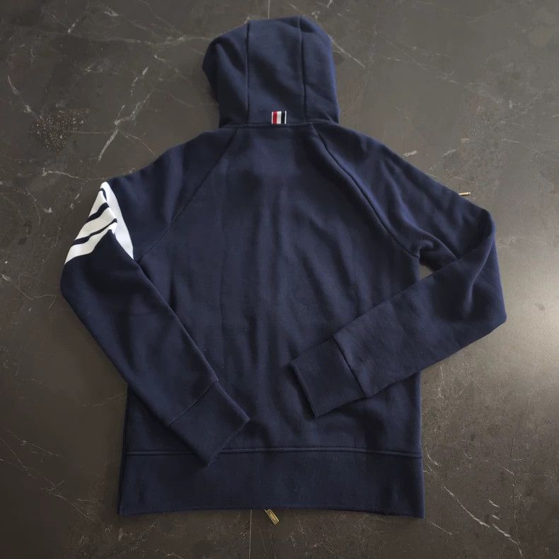 Thom Browne Thom Browne Classic blue hoodie Size US S / EU 44-46 / 1 - 2 Thumbnail