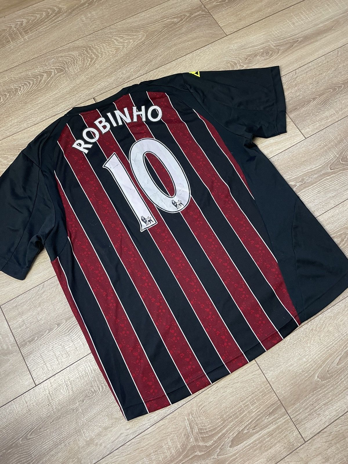 Le Coq Sportif Robinho Manchester City 2008-2009 Away football shirt Xl Men Size US XL / EU 56 / 4 - 4 Thumbnail