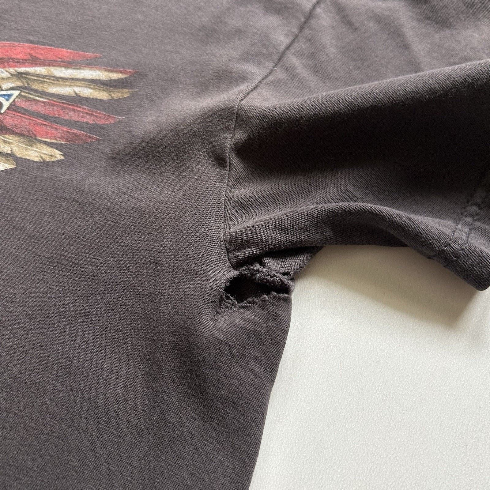 Harley Davidson × Vintage Vintage Harley Davidson Shirt Large Faded Black Eagle Rare Size US L / EU 52-54 / 3 - 6 Thumbnail