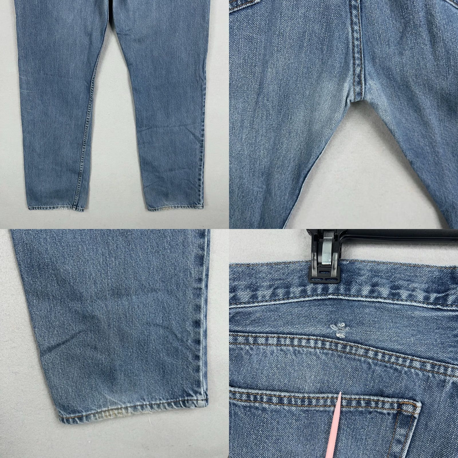 Levi's Levi's Jeans Mens 38x34 Blue Straight Fit Denim 505 Classic 5-Pocket Zip Fly Regular Waist 34 Inseam Mens Jeans Size US 38 / EU 54 - 8 Thumbnail