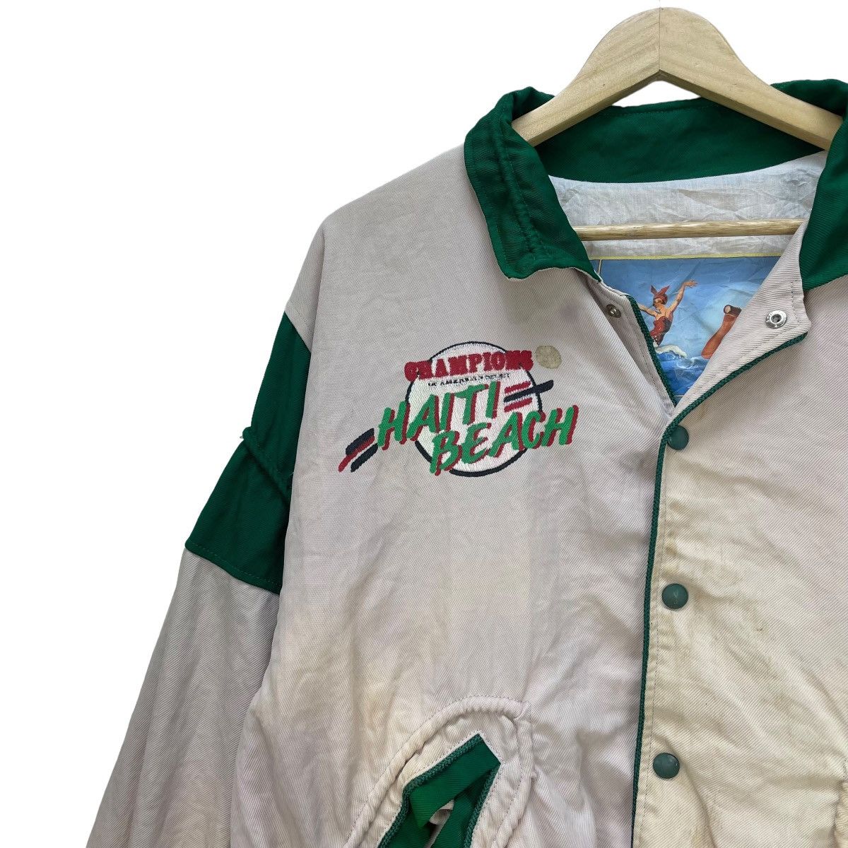Champion × Vintage Vintage Champion Haiti Beach Paris Bomber Jacket Size US M / EU 48-50 / 2 - 3 Thumbnail