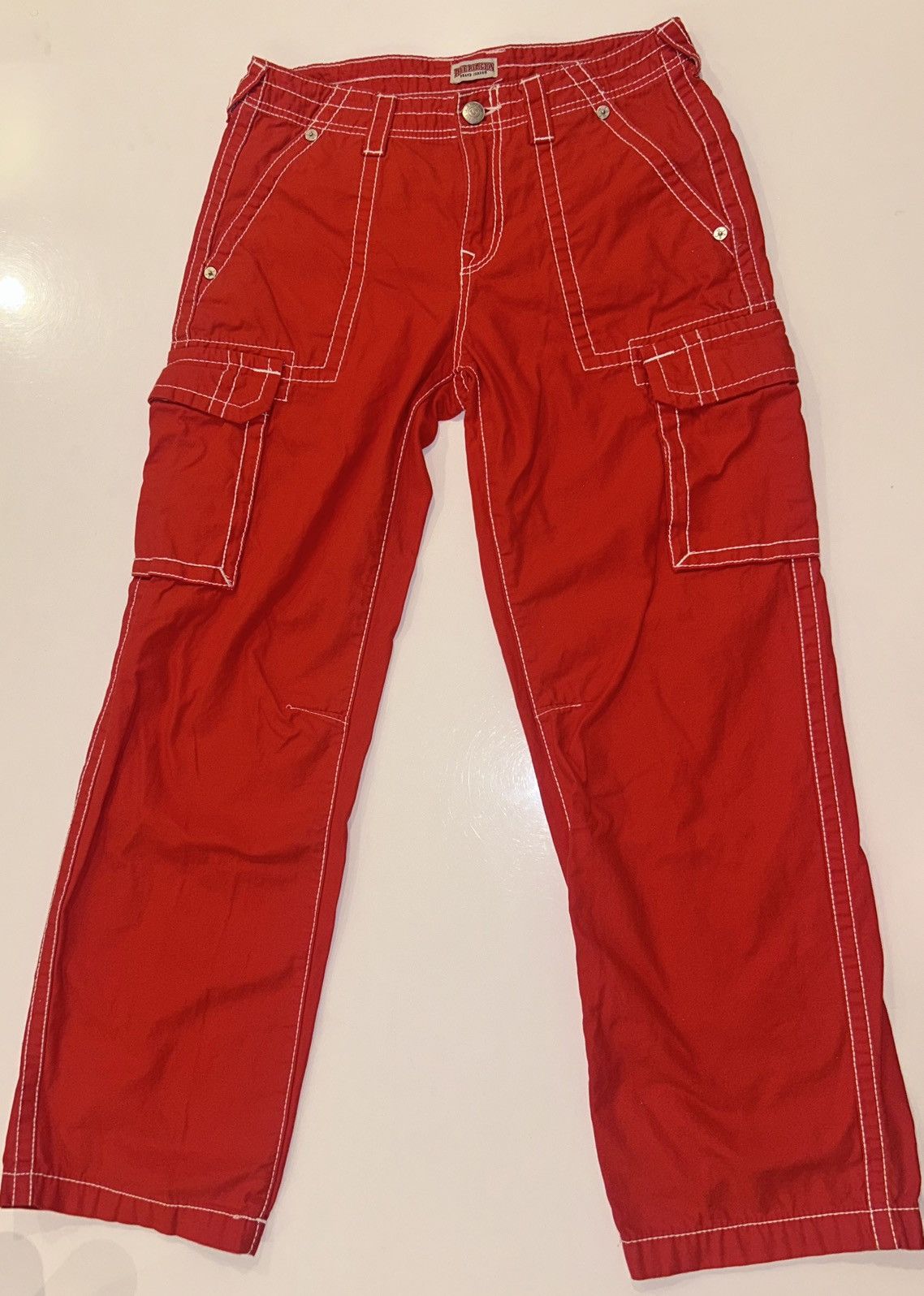 True Religion True Religion True Religion Red Military Cargo Big T Pants Size 28" / US 6 / IT 42 - 1 Thumbnail