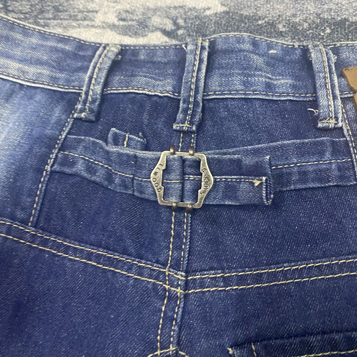 G-Star × Japanese Brand × Seditionaries Vintage Y2K G Star Raw 96 Back Bukcle Curves Leg Denim Jeans Size US 30 / EU 46 - 11 Thumbnail