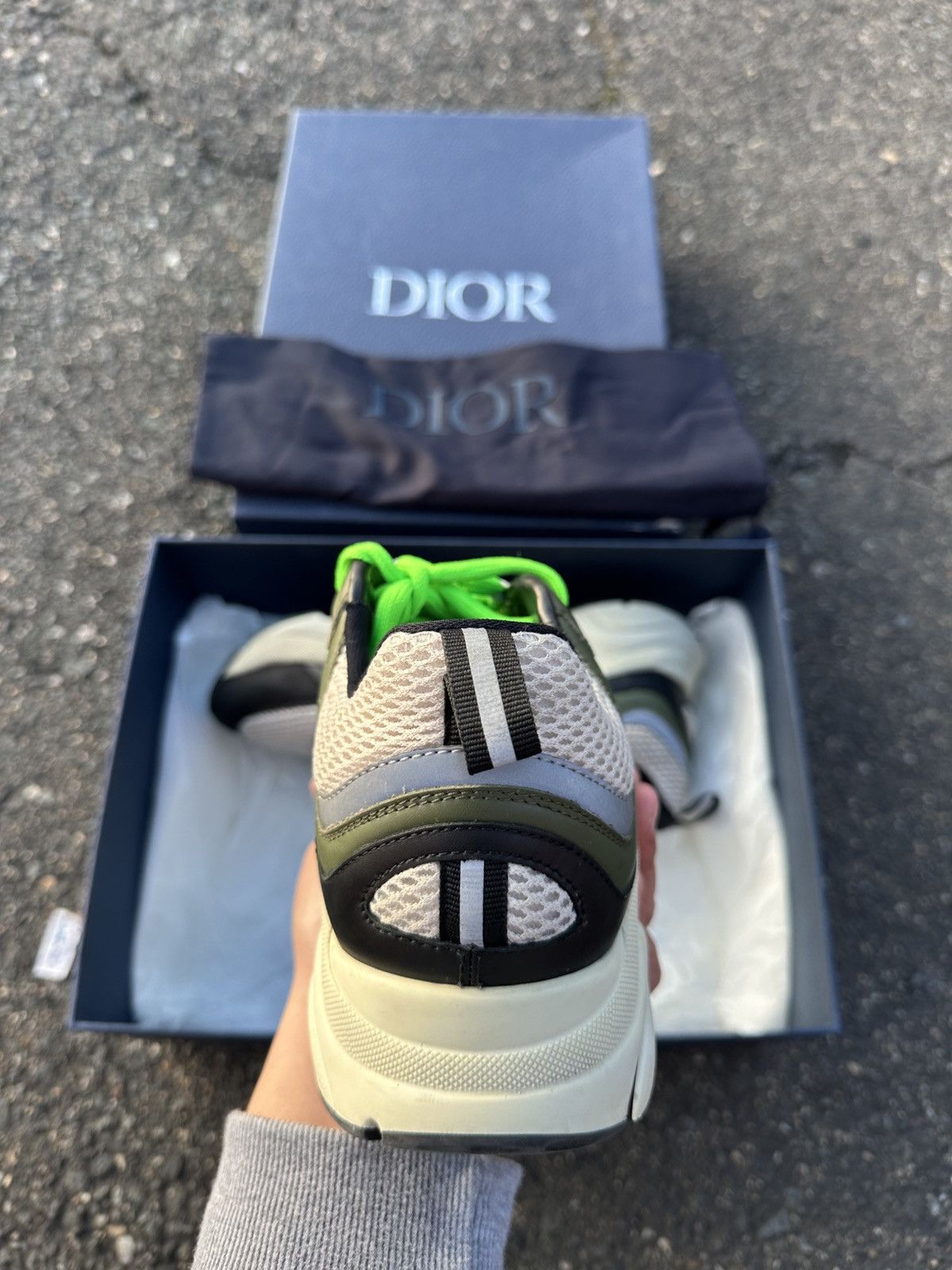Dior Dior B22 Olive/Green Size US 8 / EU 41 - 4 Thumbnail