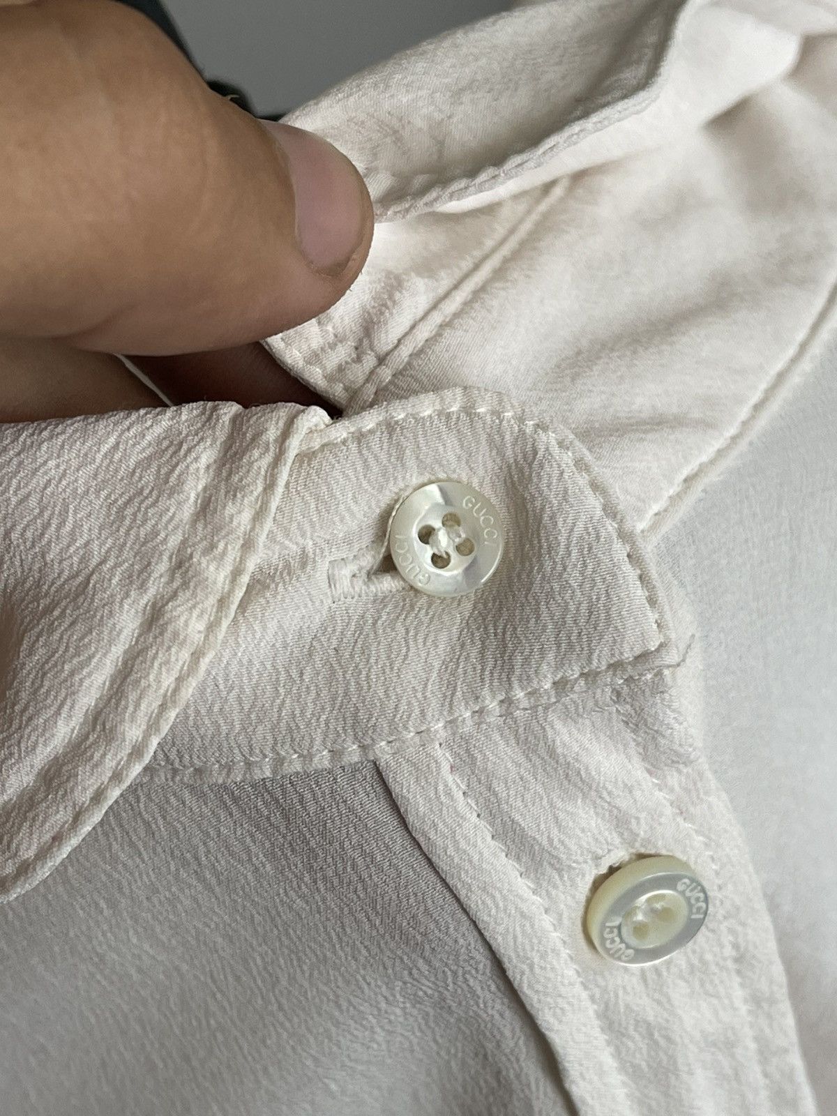 Gucci Gucci Uniform Shirt Button Up Long Sleeve Size M / US 6-8 / IT 42-44 - 11 Thumbnail