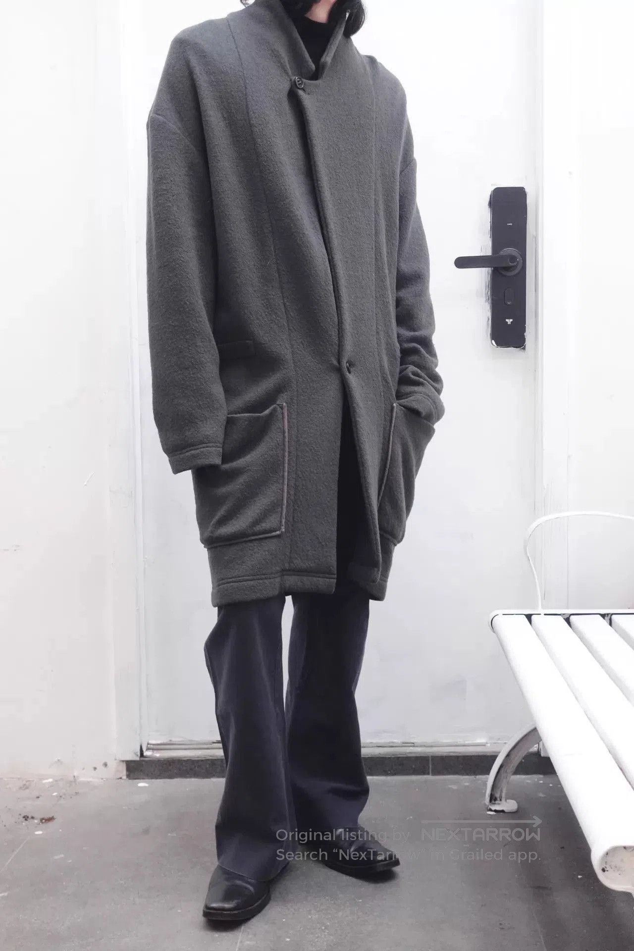 Damir Doma Gray Oversized Long Coat . Size US XS / EU 42 / 0 - 3 Thumbnail