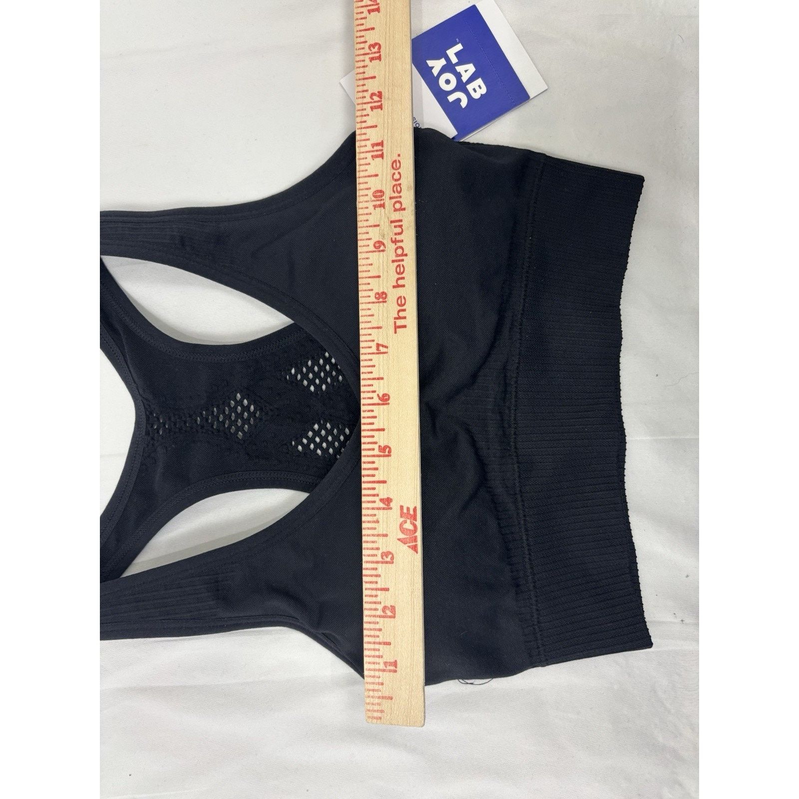 Target Basics BNWT Joy Lab Sports Bra Top Padded Women’s Size S Black Size ONE SIZE - 3 Thumbnail