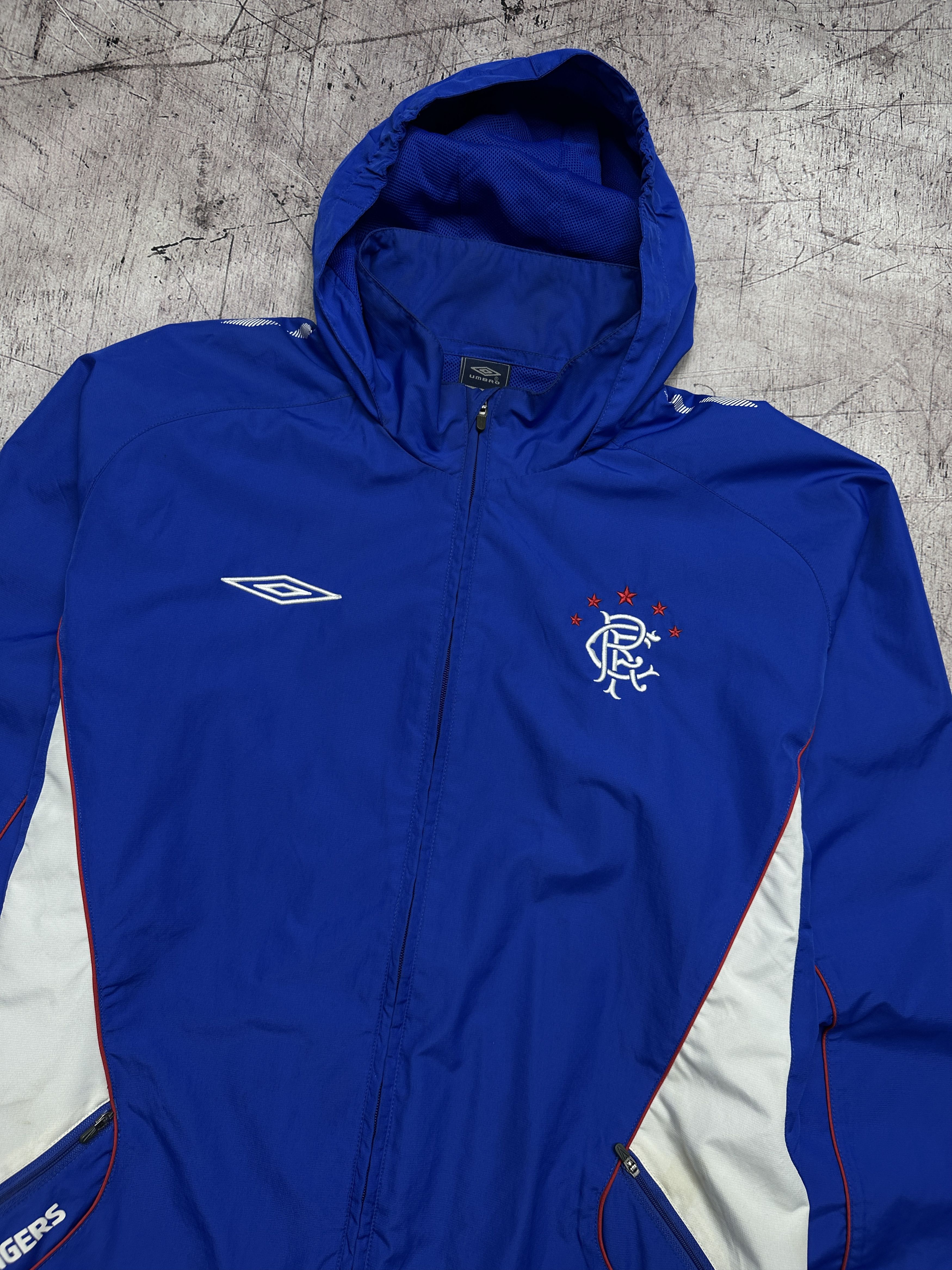 Umbro Umbro Rangers Mens Windbreaker Jacket Size US XL / EU 56 / 4 - 2 Thumbnail