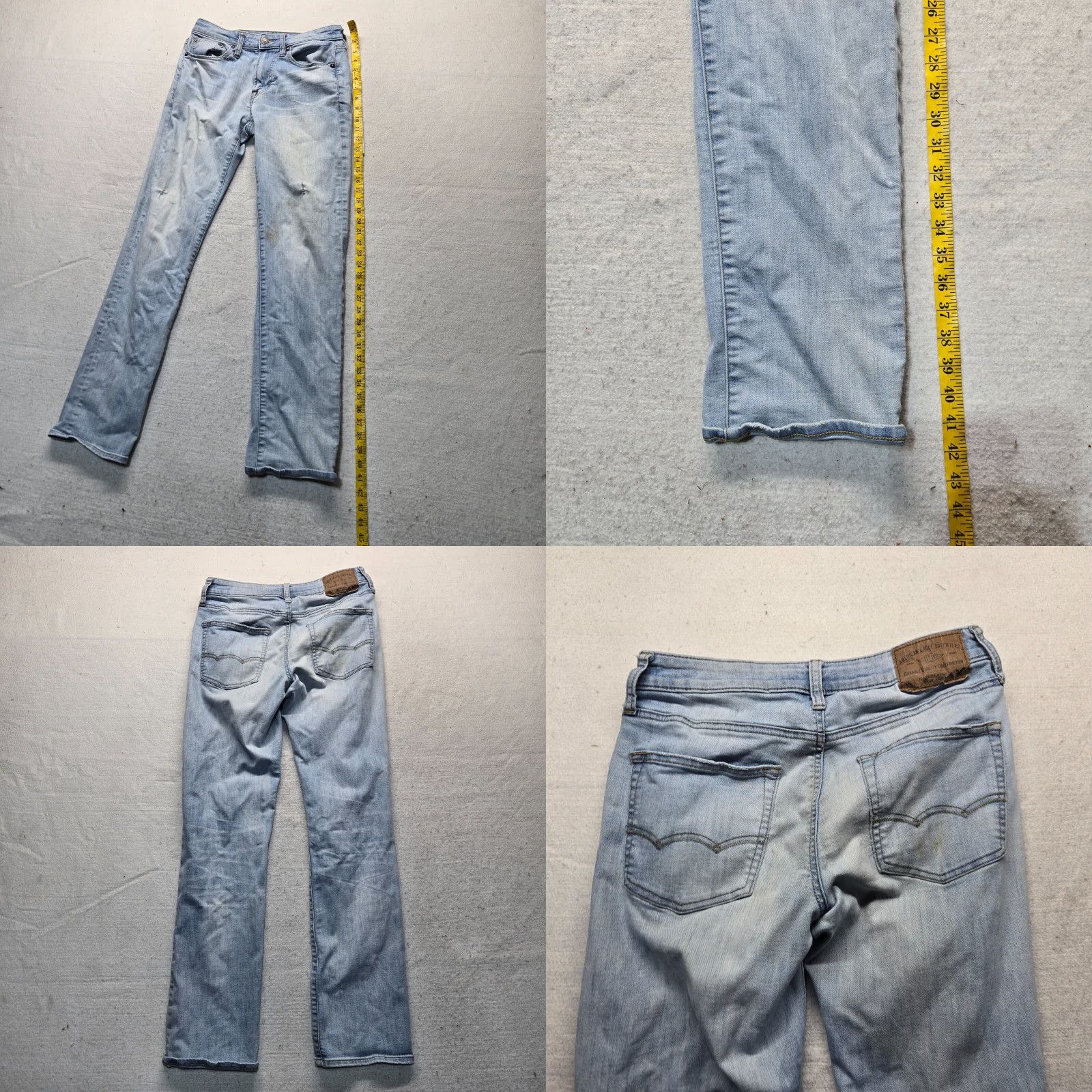 American Eagle Outfitters American Eagle Outfitters Jeans Slim Straight Women Adult 28 Blue 5-Pocket Denim Stretch Mockup? Size 28" / US 6 / IT 42 - 8 Thumbnail