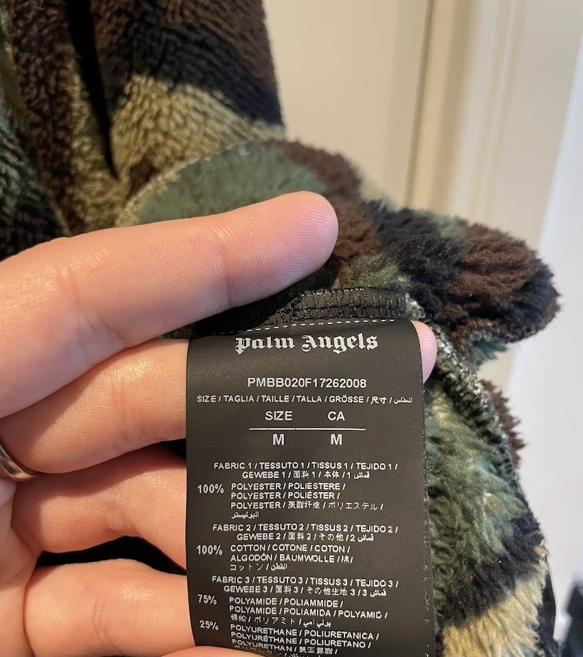 Palm Angels Palm Angels Camo Fleece - Size M / RARE Size US M / EU 48-50 / 2 - 4 Thumbnail