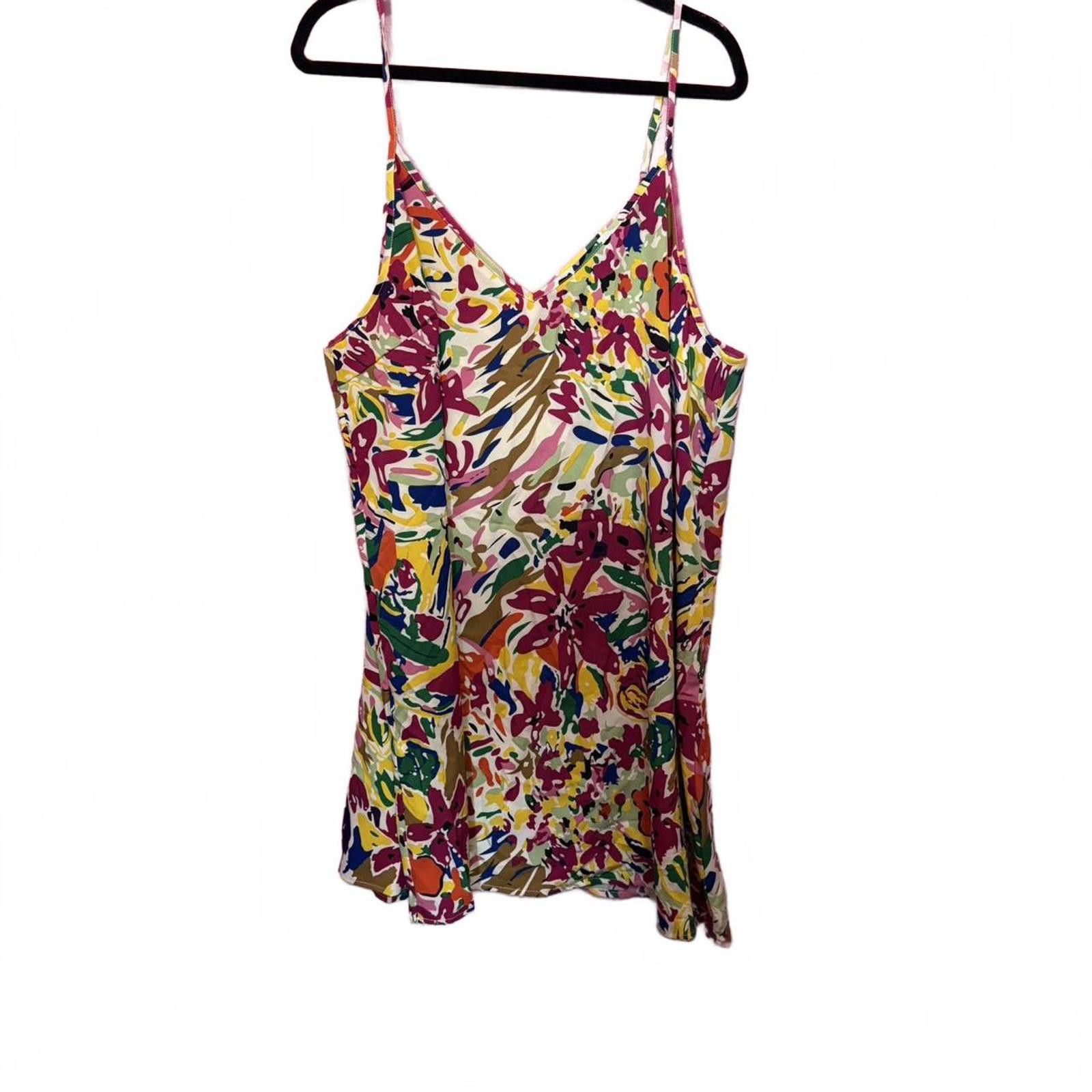 Designer Floral Print Summer Dress - Vibrant & Breezy Size M / US 6-8 / IT 42-44 - 3 Thumbnail