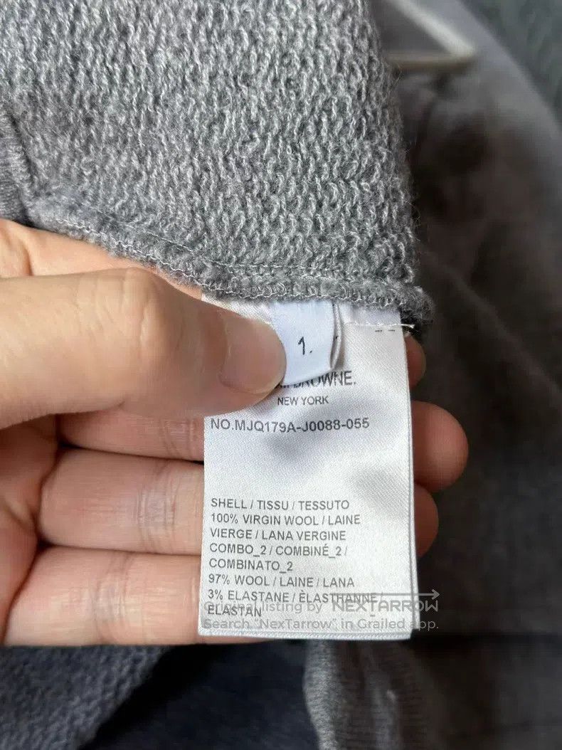Thom Browne Thom Browne size 1 Gray woolen pants Size US 39 - 5 Thumbnail