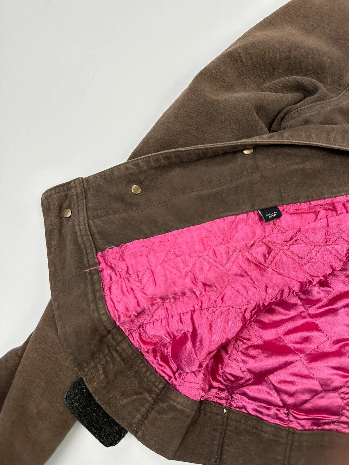 Dolce & Gabbana Dolce Gabbana AW2003 Patch Tags Brown Jacket Size L / US 10 / IT 46 - 11 Thumbnail