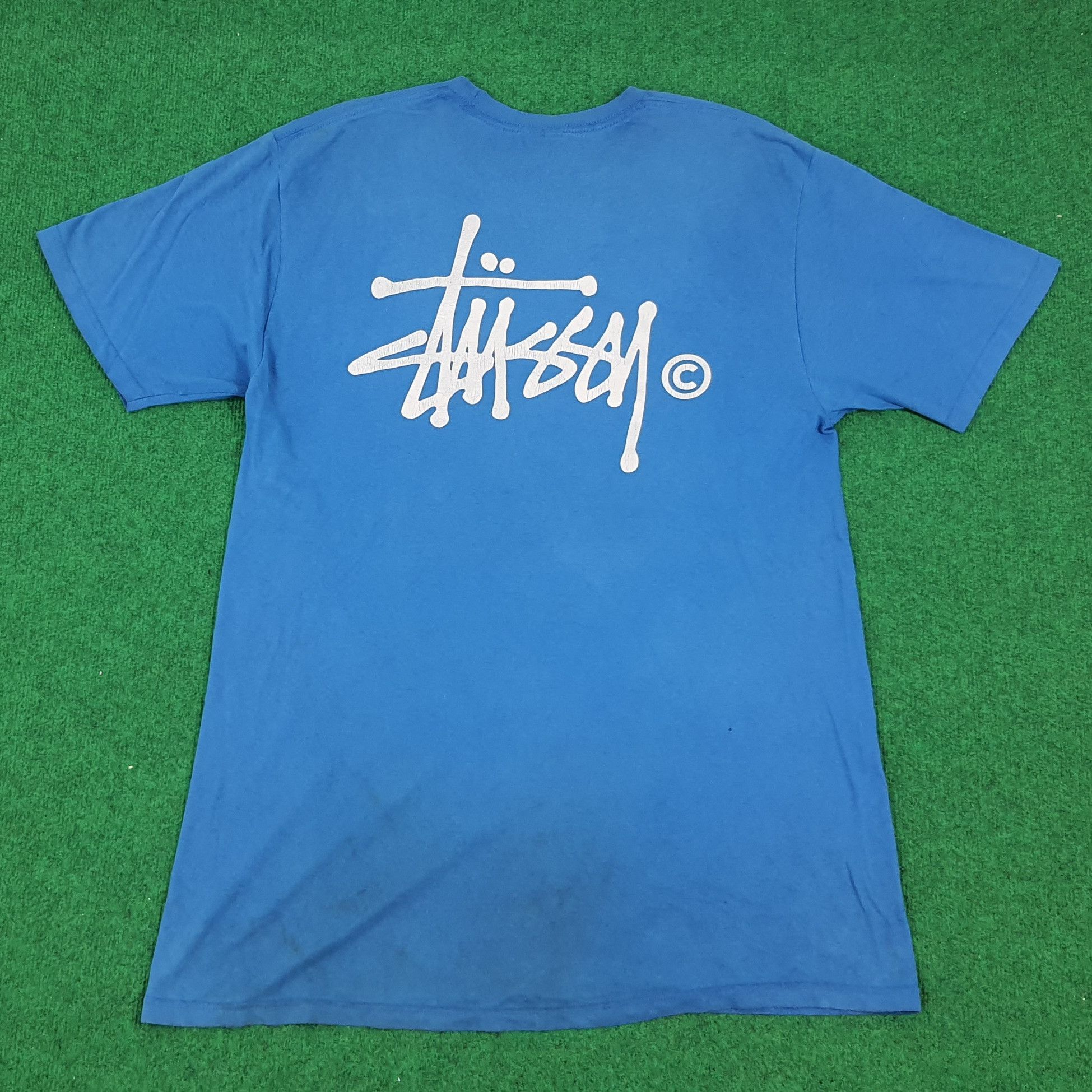Stussy × Vintage Vintage Stussy Signature Skateboards Tshirt Size US L / EU 52-54 / 3 - 1 Thumbnail