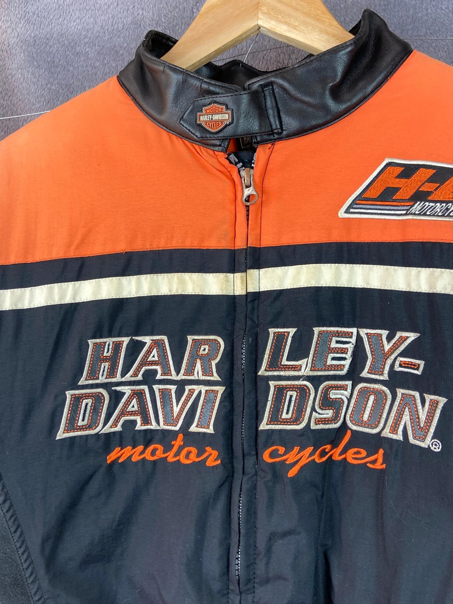 Harley Davidson Jacket Harley Davidson motorcycle black patch vintage biker Size US S / EU 44-46 / 1 - 2 Thumbnail