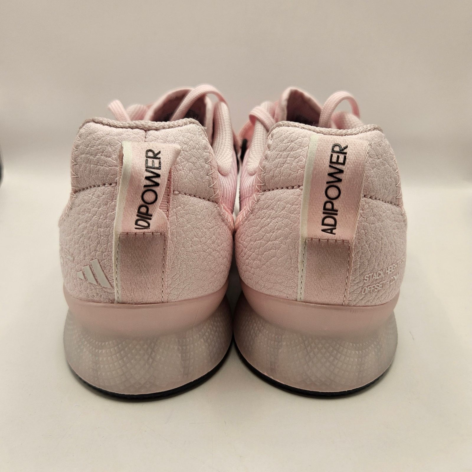 Adidas ADIDAS MEN'S 8.5 ADIPOWER 3 JP9873 WEIGHTLIFTING SHOES PINK Size US 8.5 / EU 41-42 - 3 Thumbnail
