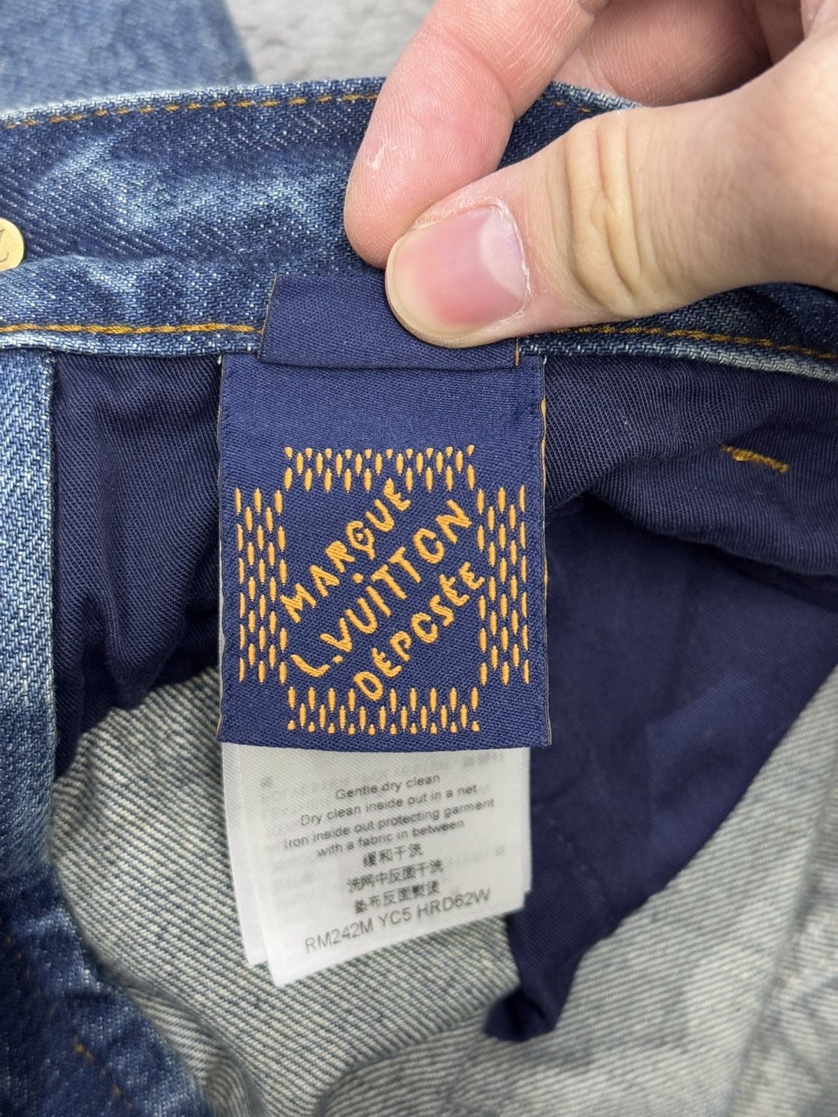 Louis Vuitton Louis Vuitton 24fw turquoise jeans Size US 29 - 16 Thumbnail