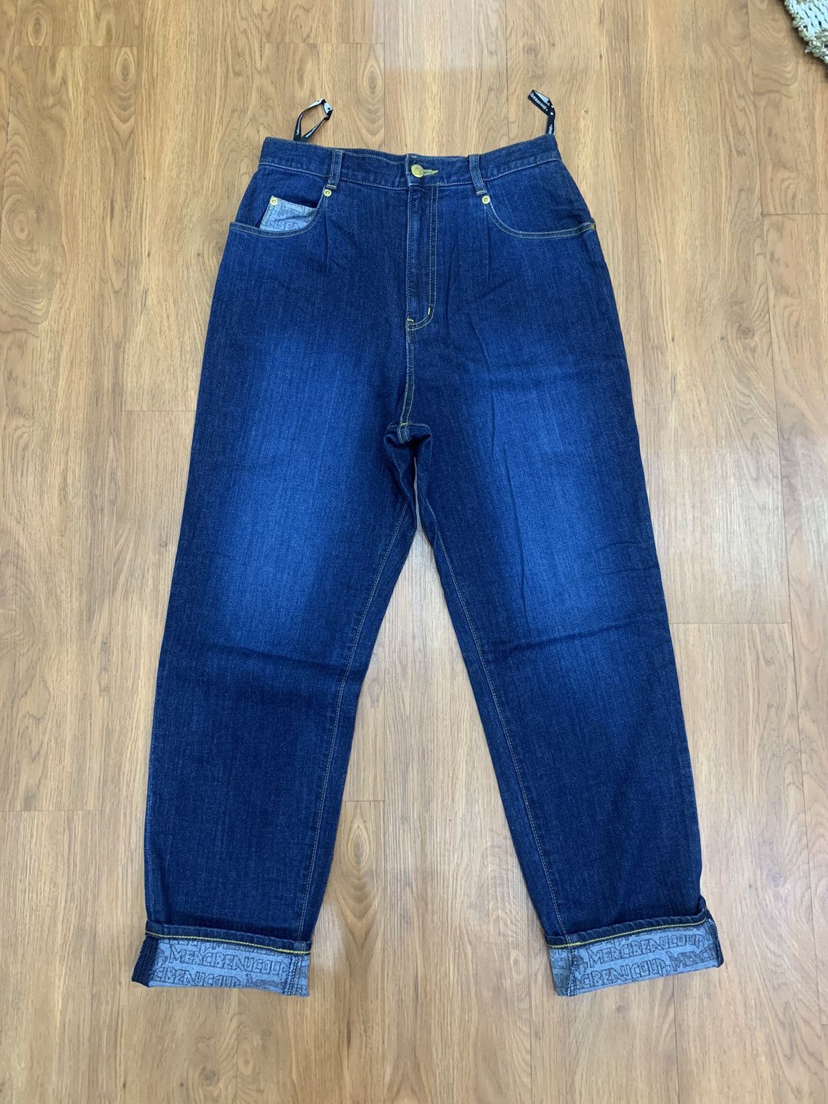 Issey Miyake × mercibeaucoup mercibeaucoup drop crotch indigo dye denim Size US 28 / EU 44 - 4 Thumbnail