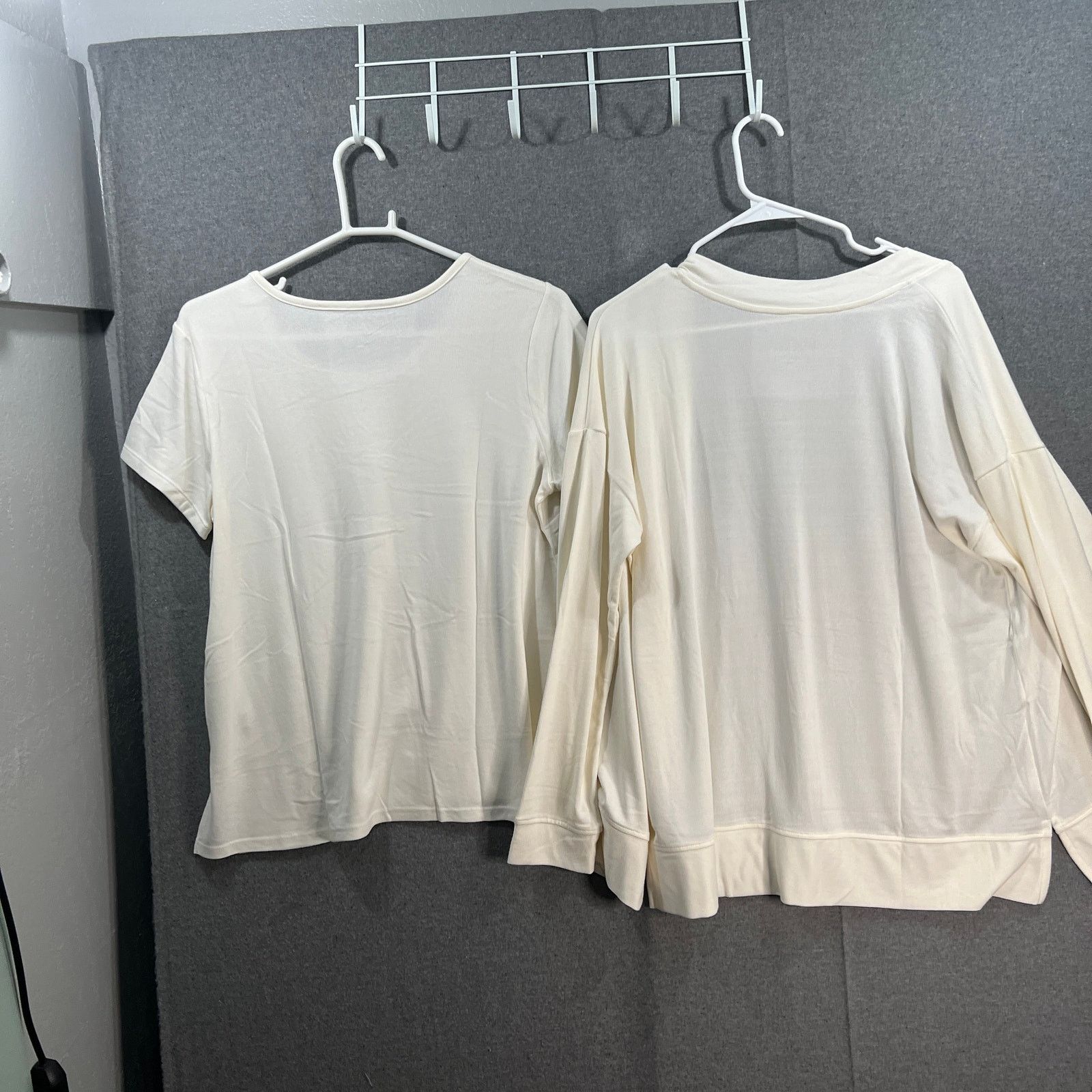 Other Cuddl Duds Seriously Soft 2-Piece Tee & Wrap Set Hthr Size M / US 6-8 / IT 42-44 - 2 Thumbnail