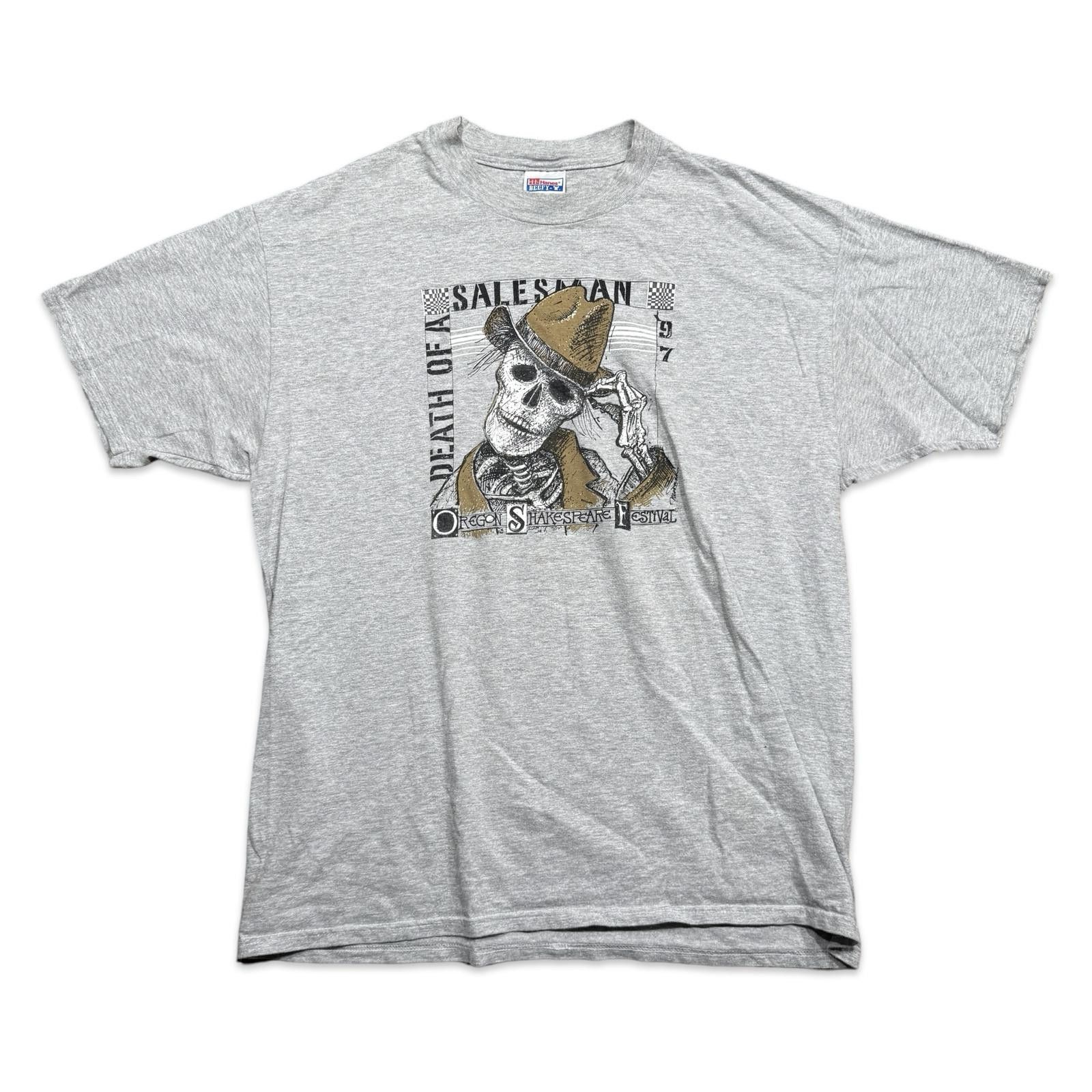 Vintage Vintage Death of a Salesman Oregon Shakespeare Festival Tee Size US XL / EU 56 / 4 - 1 Thumbnail
