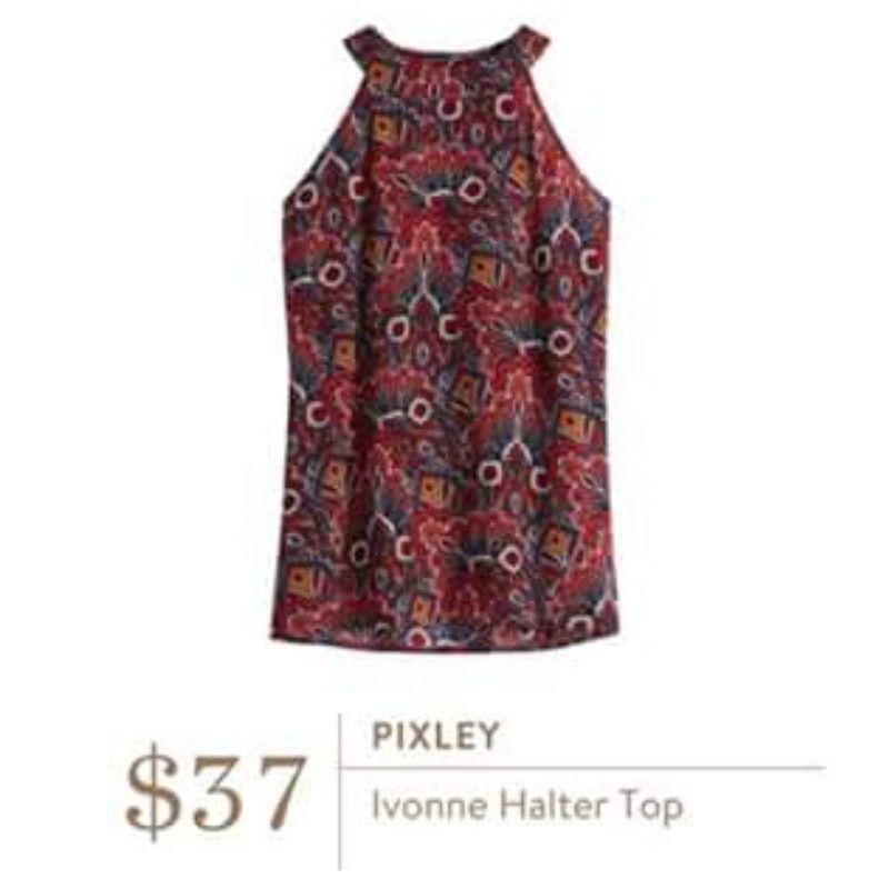 Other Ivonne Halter Top - Stitch Fix Open Back Sleeveless Blouse Size S / US 4 / IT 40 - 6 Thumbnail
