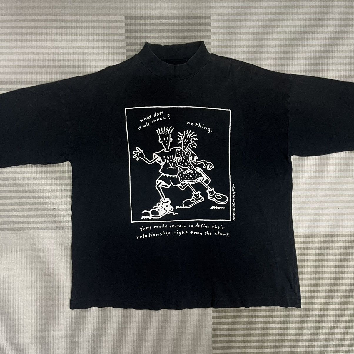 Vintage Vintage 1985 Fido Dido Long Sleeve Turtleneck Shirt Size US L / EU 52-54 / 3 - 2 Thumbnail