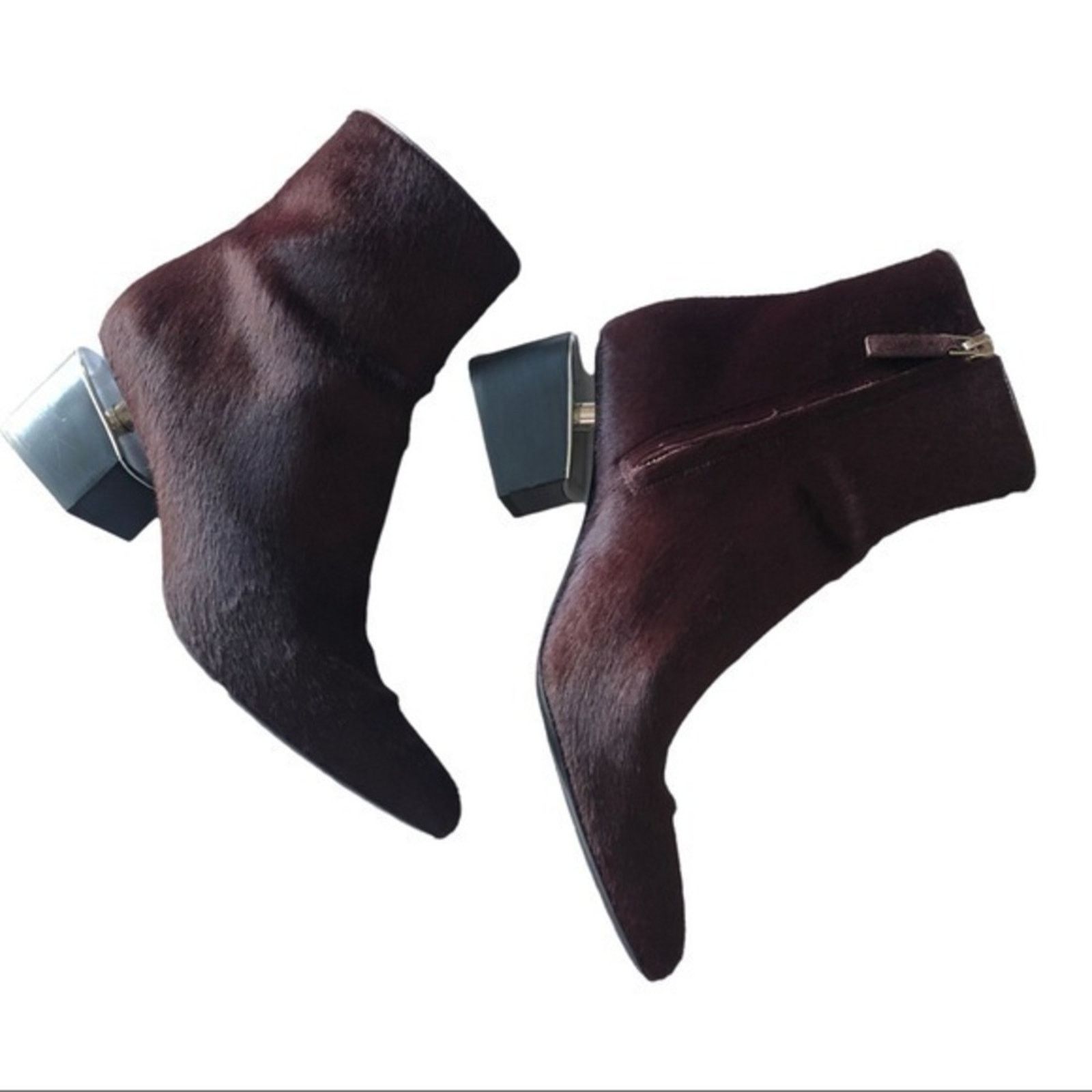 Alexander Wang Authentic Alexander Wang Red Fur Calf Ankle Bootie Size US 7 Size US 7 / IT 37 - 7 Thumbnail