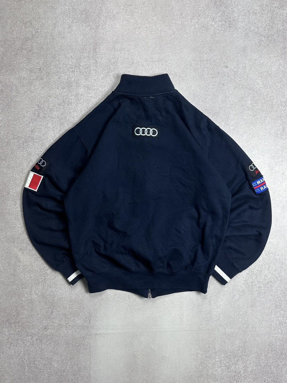 Audi Vintage 90s Audi Racing Y2K Zip Jacket XL Size US XL / EU 56 / 4 - 4 Thumbnail
