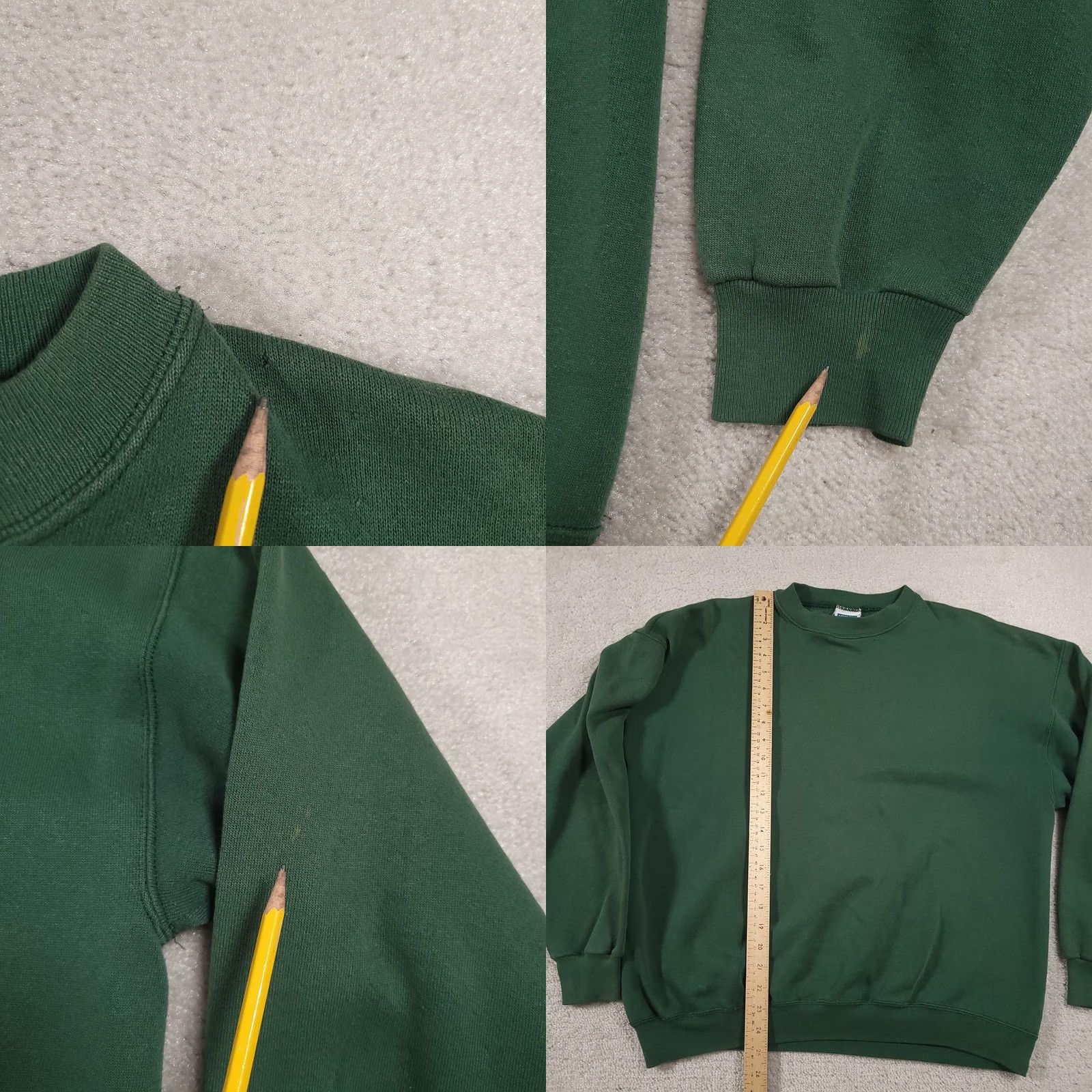 Vintage VINTAGE Maximum Sweats Sweatshirt Mens XL Green Crewneck Pullover Cotton Blend 50/50 Solid Fleece Size US XL / EU 56 / 4 - 8 Thumbnail