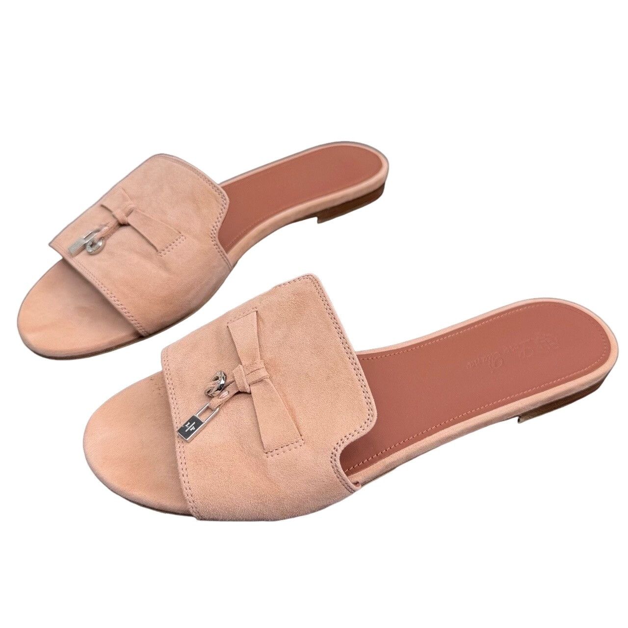 Loro Piana Loro Piana Summer Charms Suede Sandals Size 37.5 Size US 7.5 / IT 37.5 - 1 Thumbnail