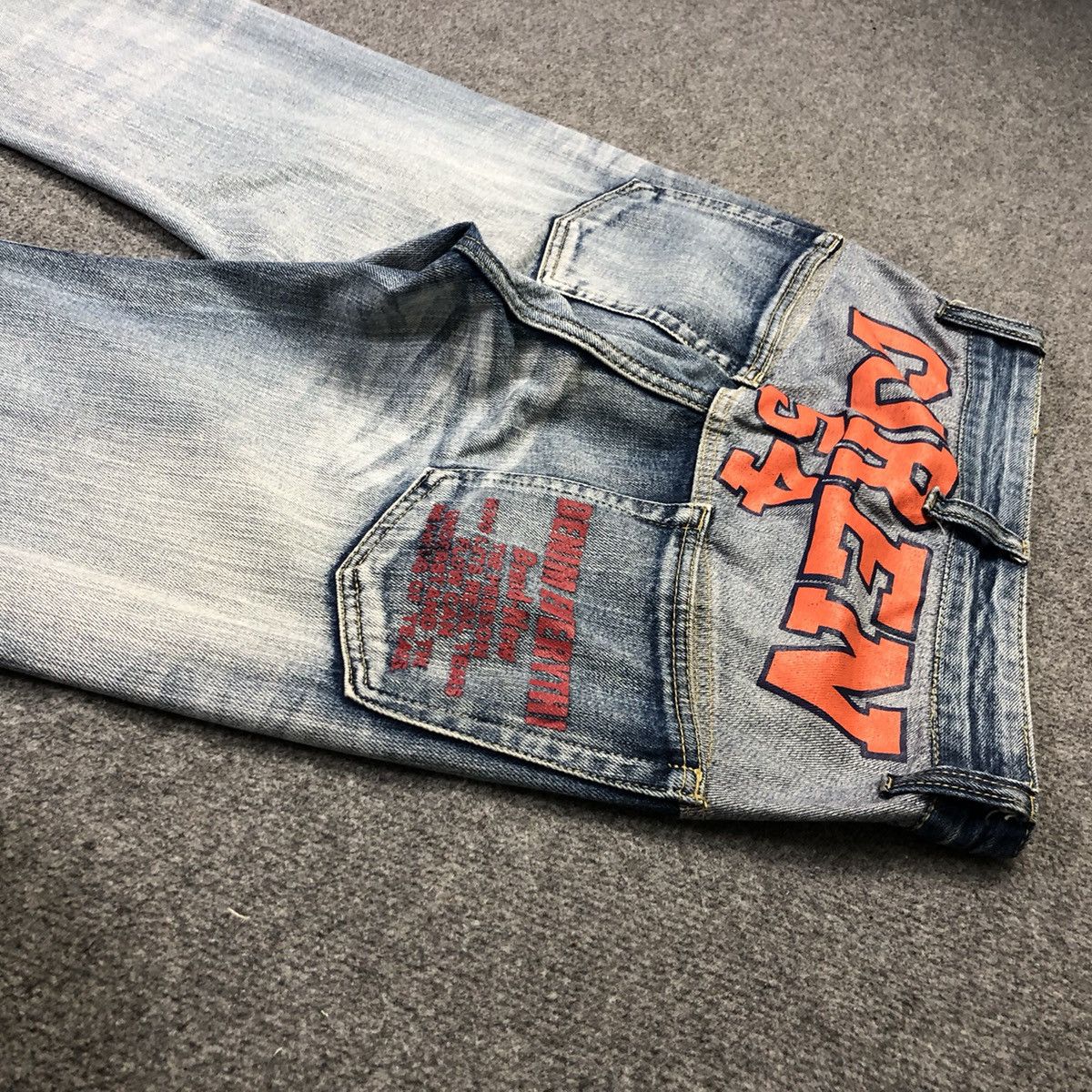 Vintage 🔥Rare🔥 Japanese Brand DAMINATE Handcrafted Jeans Size US 28 / EU 44 - 14 Thumbnail